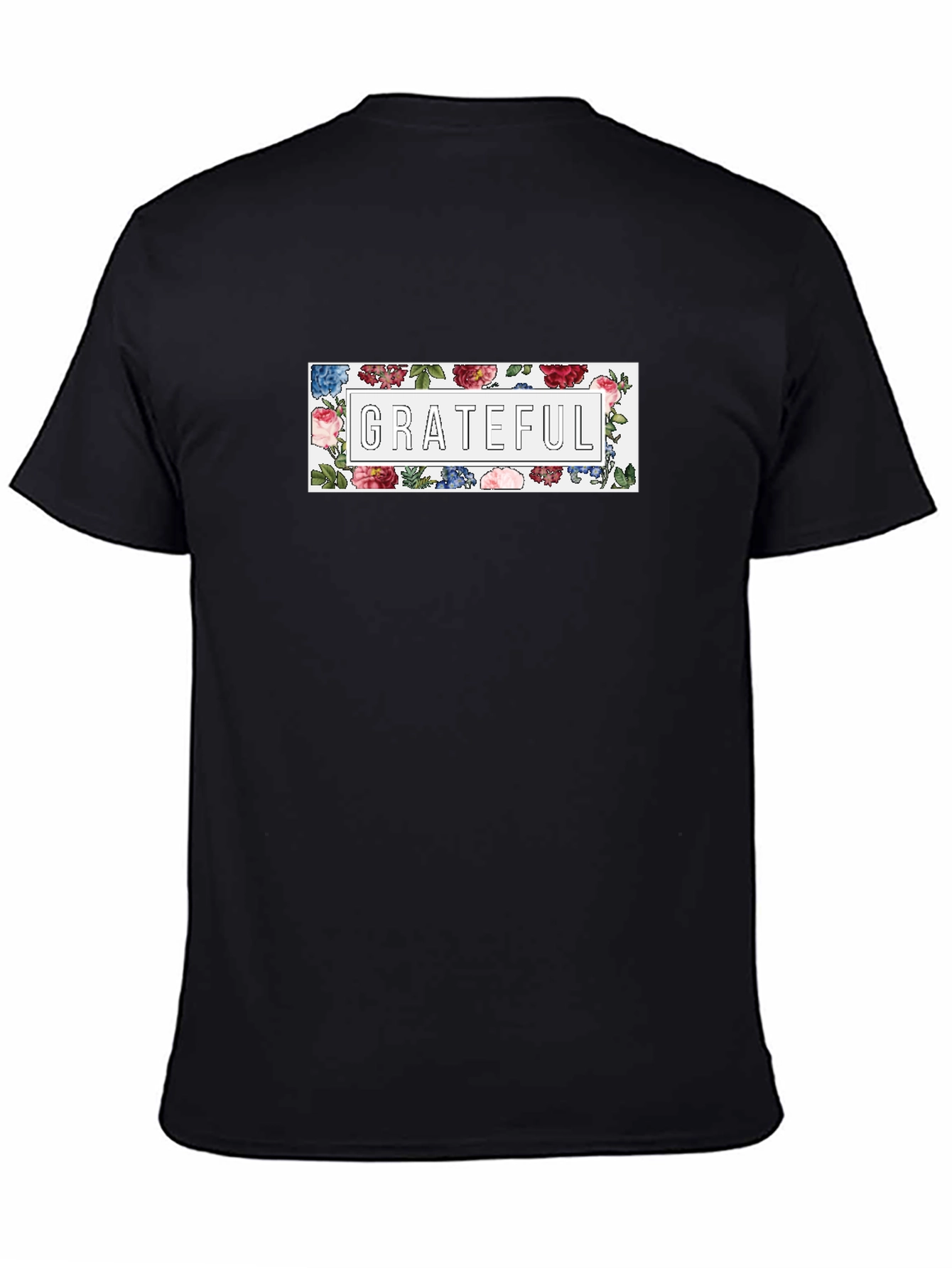 Grateful Floral Graphic T-Shirt