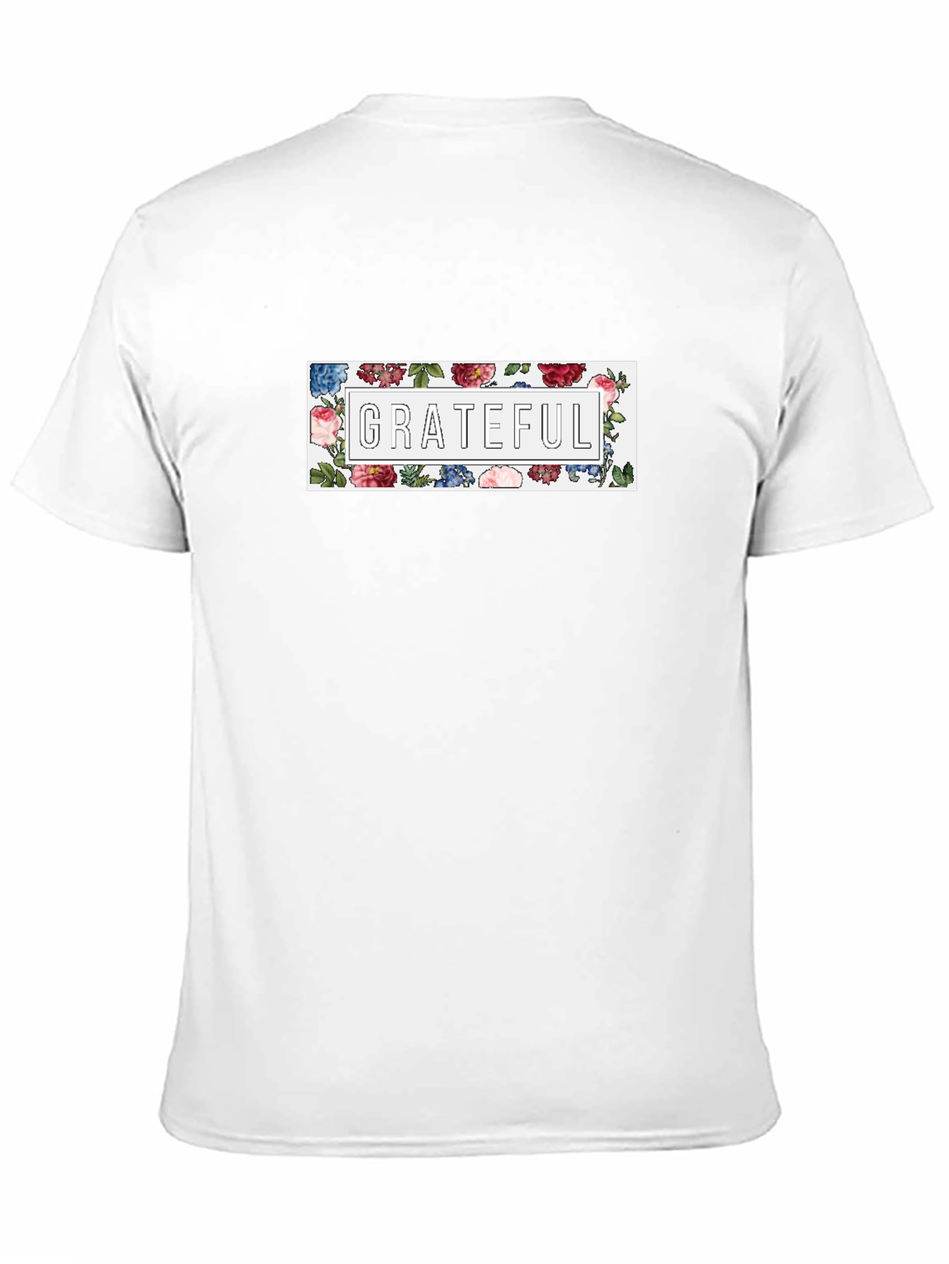 Grateful Floral Graphic T-Shirt