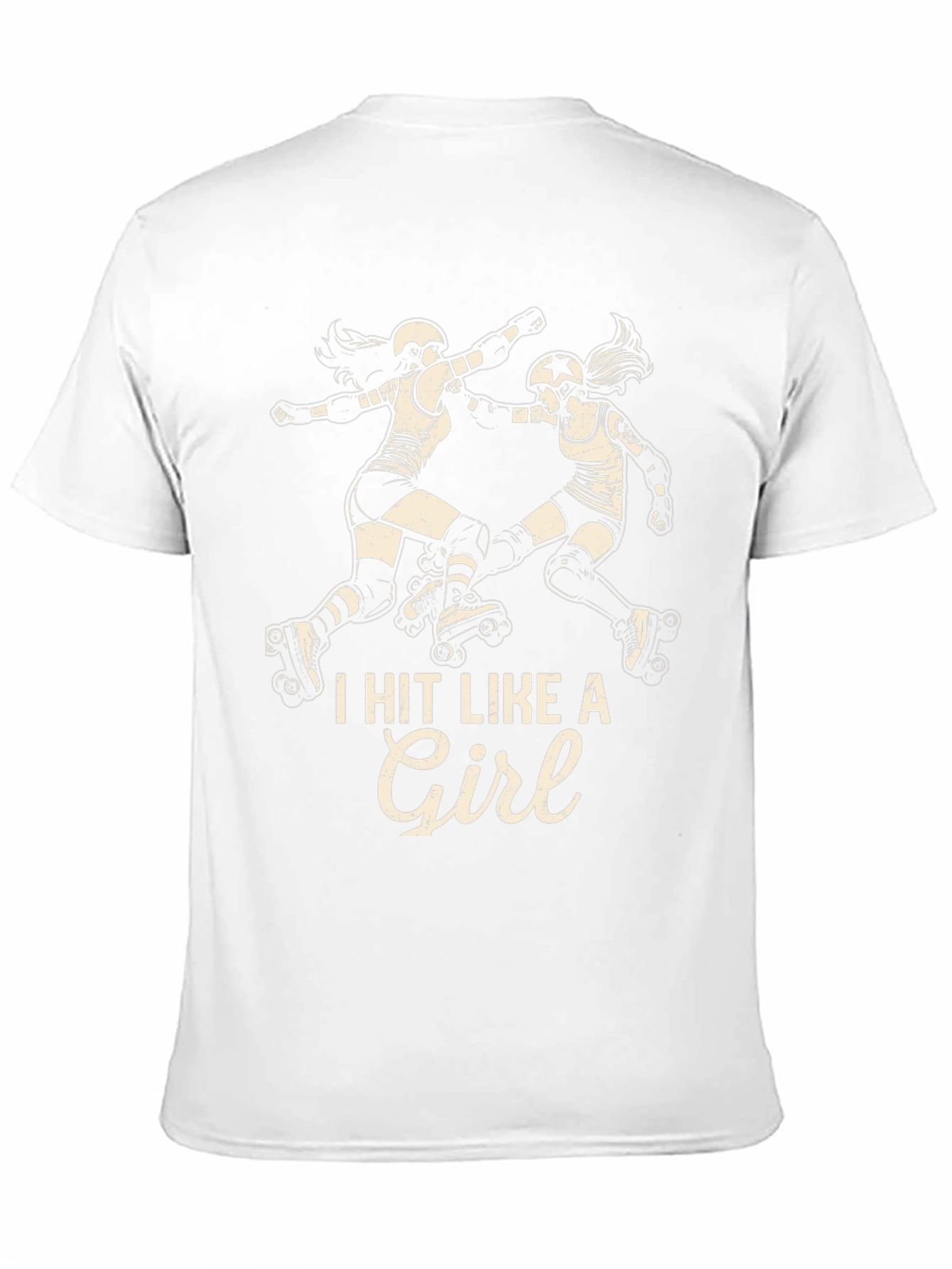 I Hit Like A Girl Roller Derby Graphic Tee