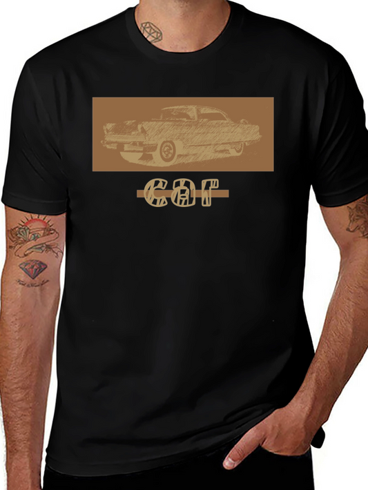 Vintage Car Graphic Tee - Classic Cool