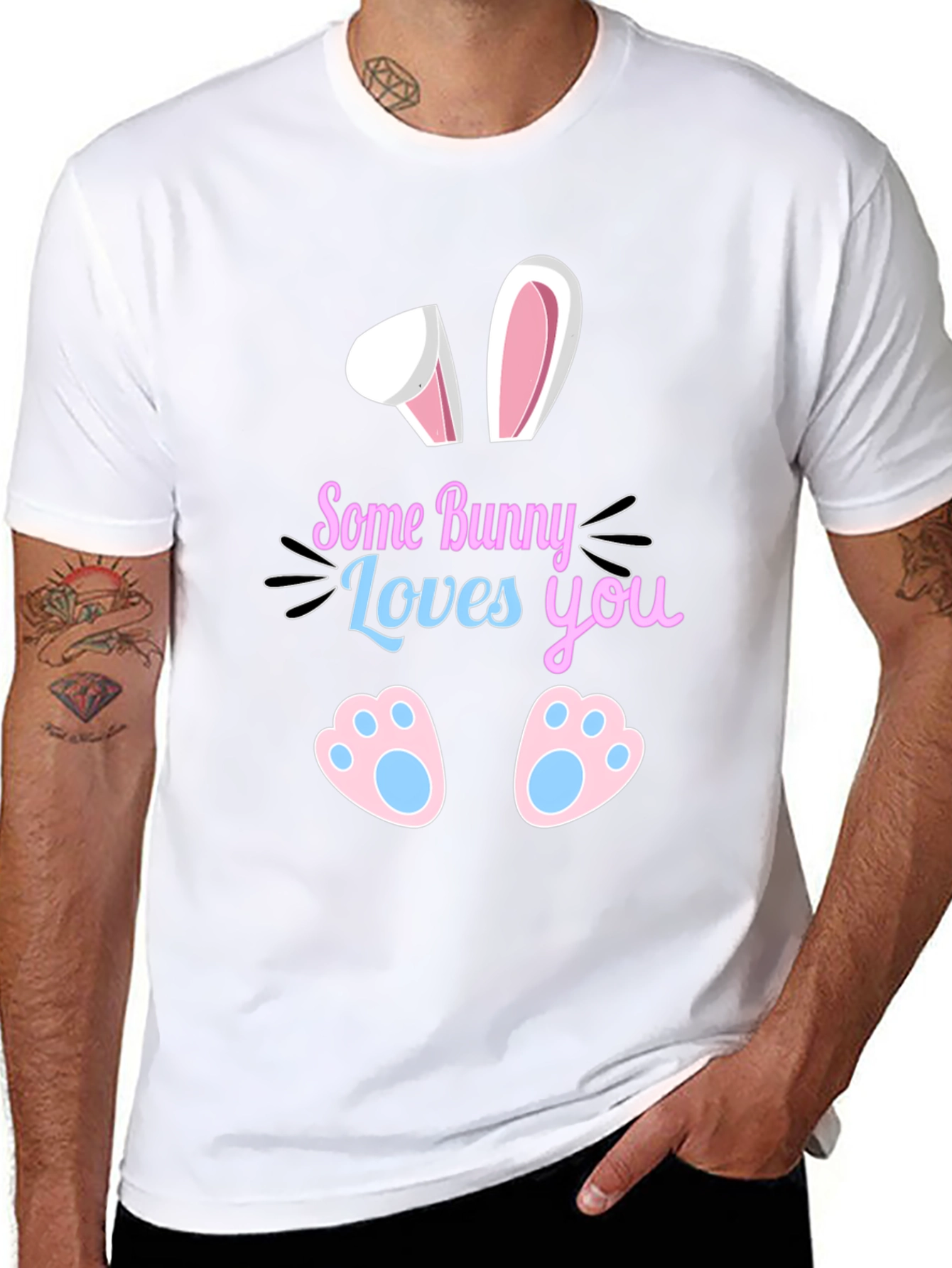 Some Bunny Loves You Graphic Tee