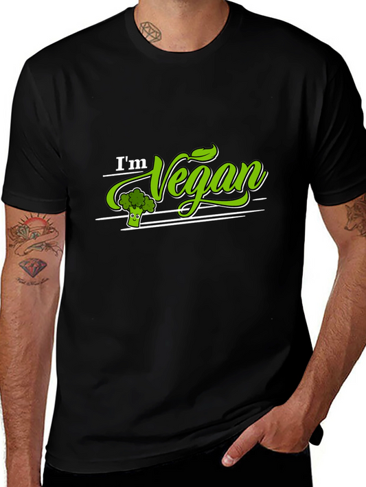 Im Vegan T-Shirt Broccoli Green Graphic Tee