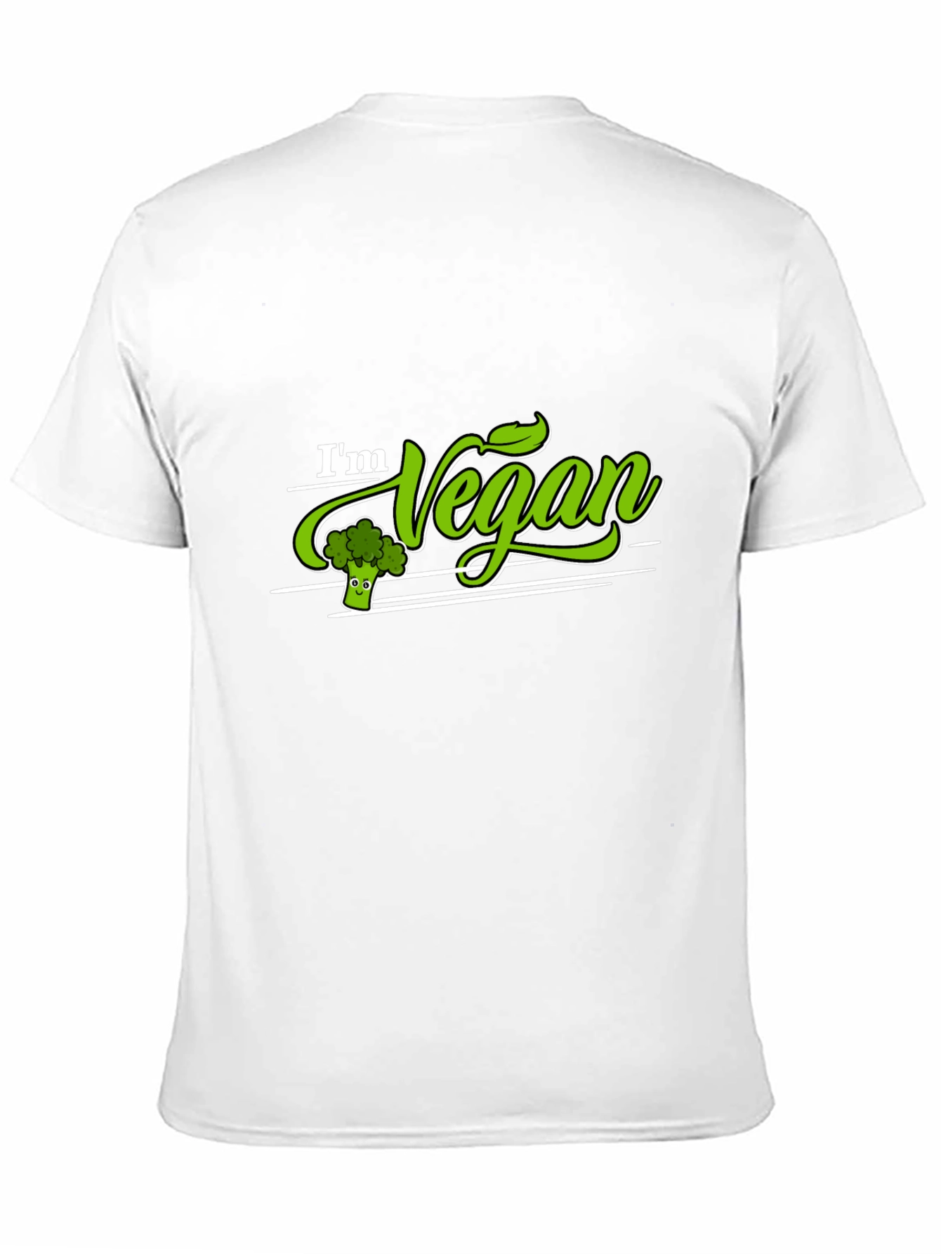 Im Vegan T-Shirt Broccoli Green Graphic Tee