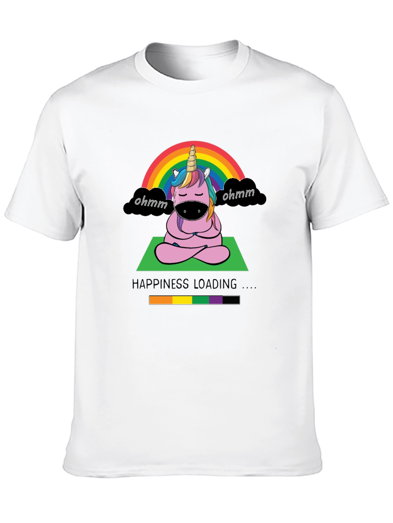Unicorn Yoga Tee - Happiness Loading