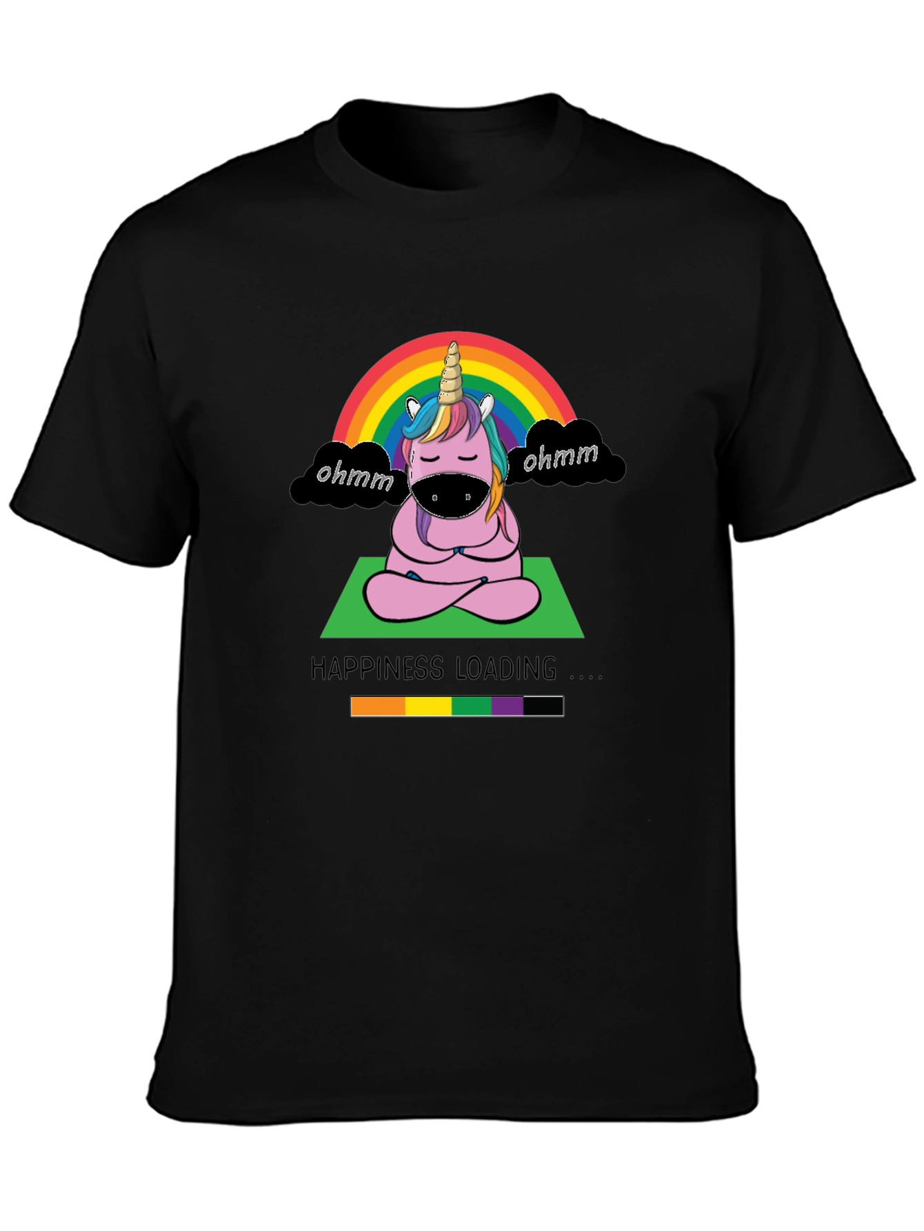 Unicorn Yoga Tee - Happiness Loading