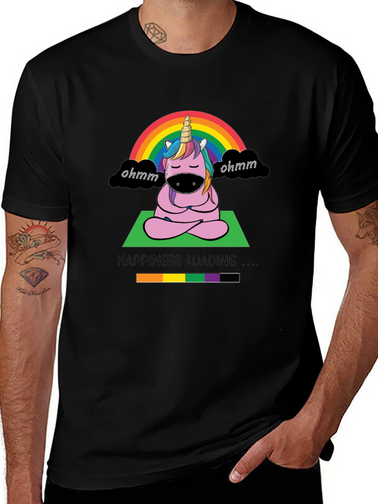 Unicorn Yoga Tee - Happiness Loading