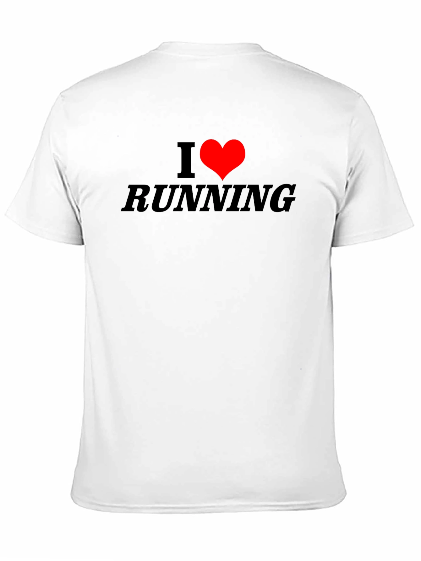 I Heart Running Black T-Shirt