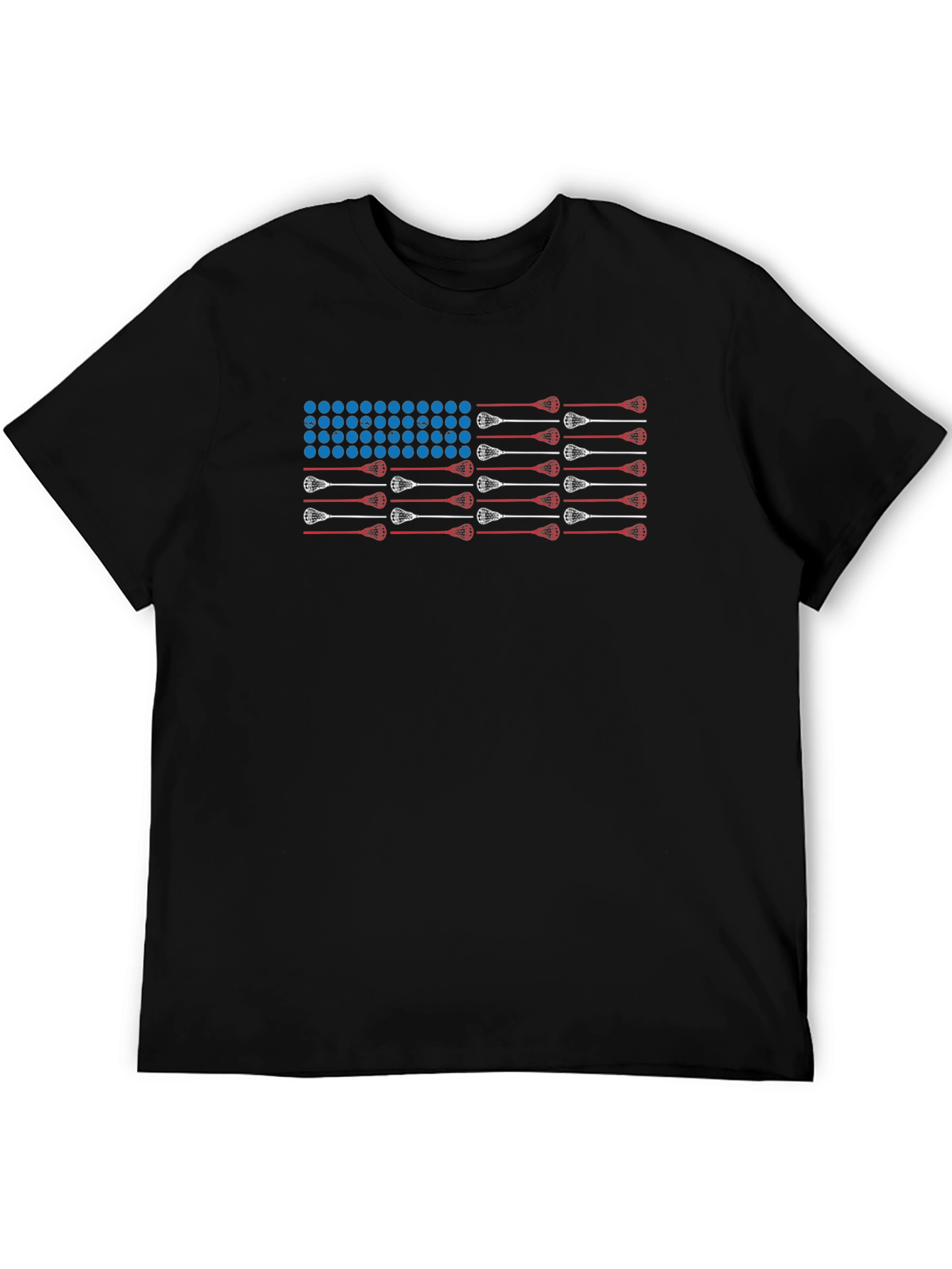 Lacrosse American Flag T-Shirt