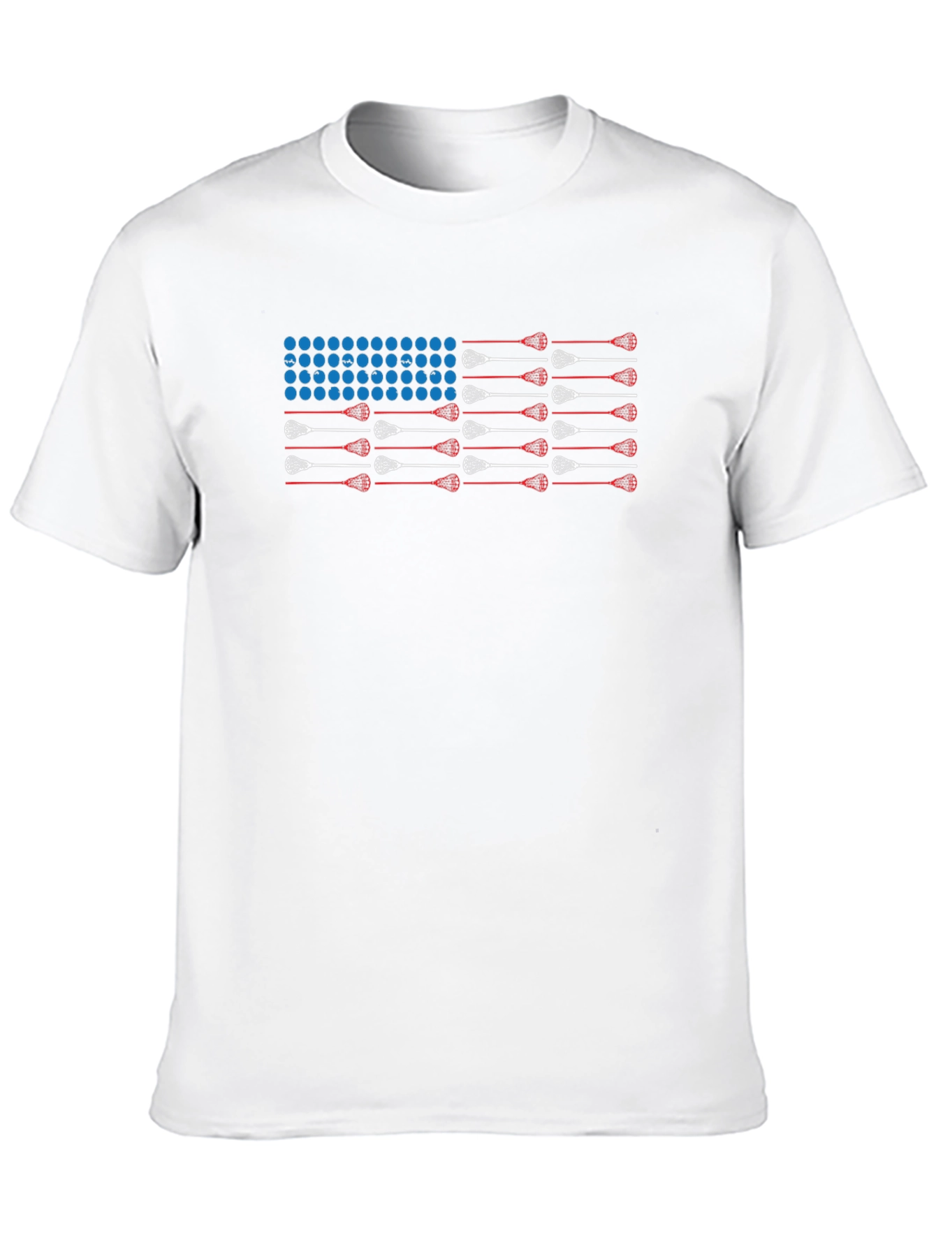 Lacrosse American Flag T-Shirt