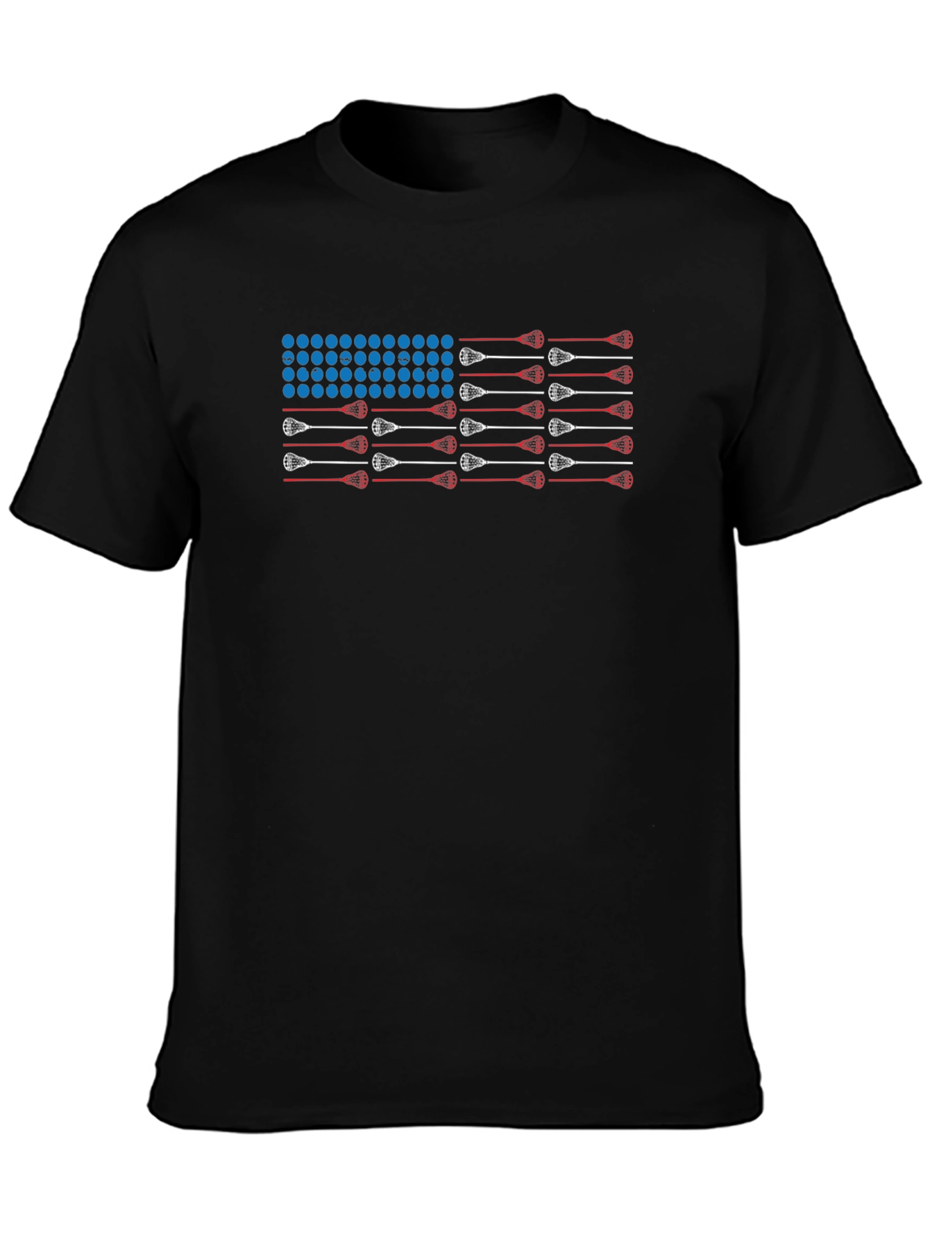 Lacrosse American Flag T-Shirt