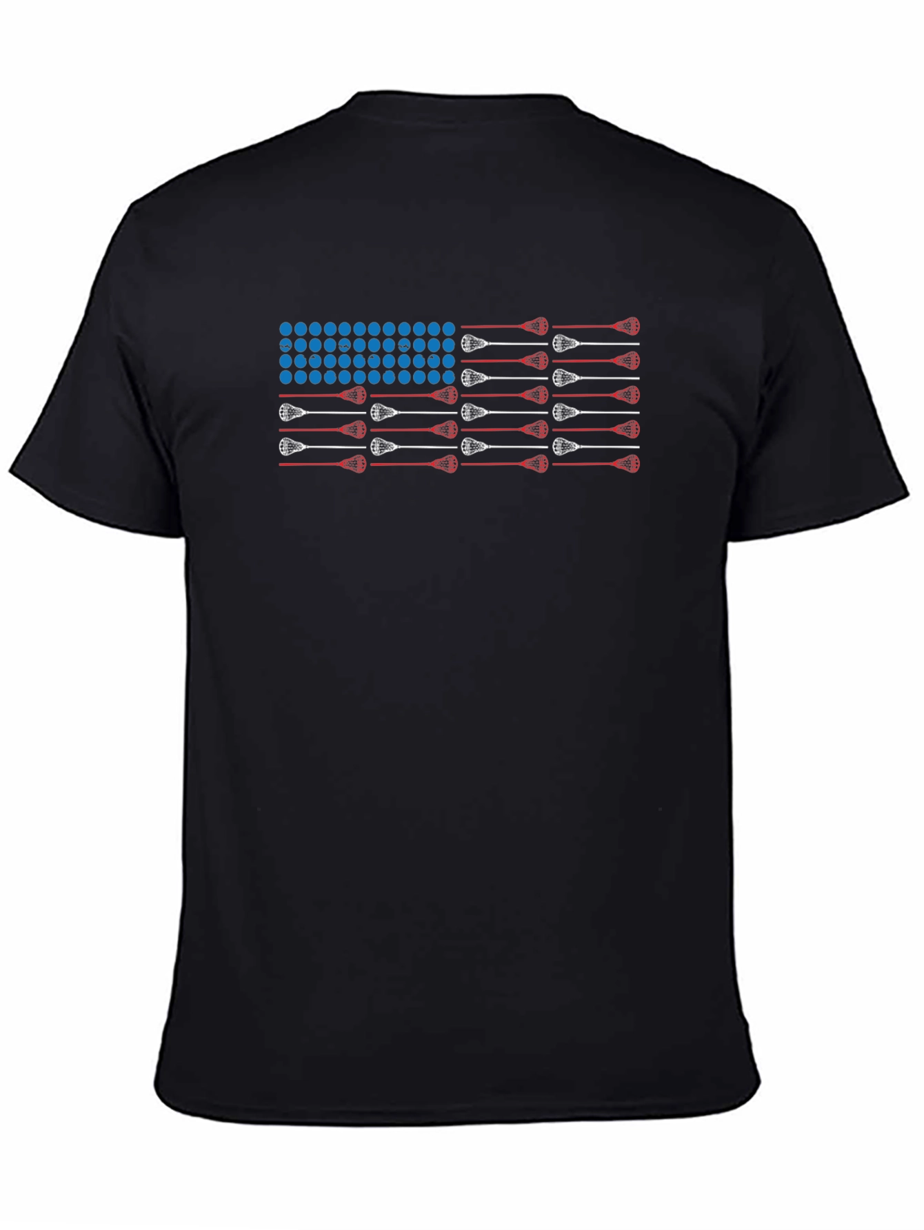 Lacrosse American Flag T-Shirt