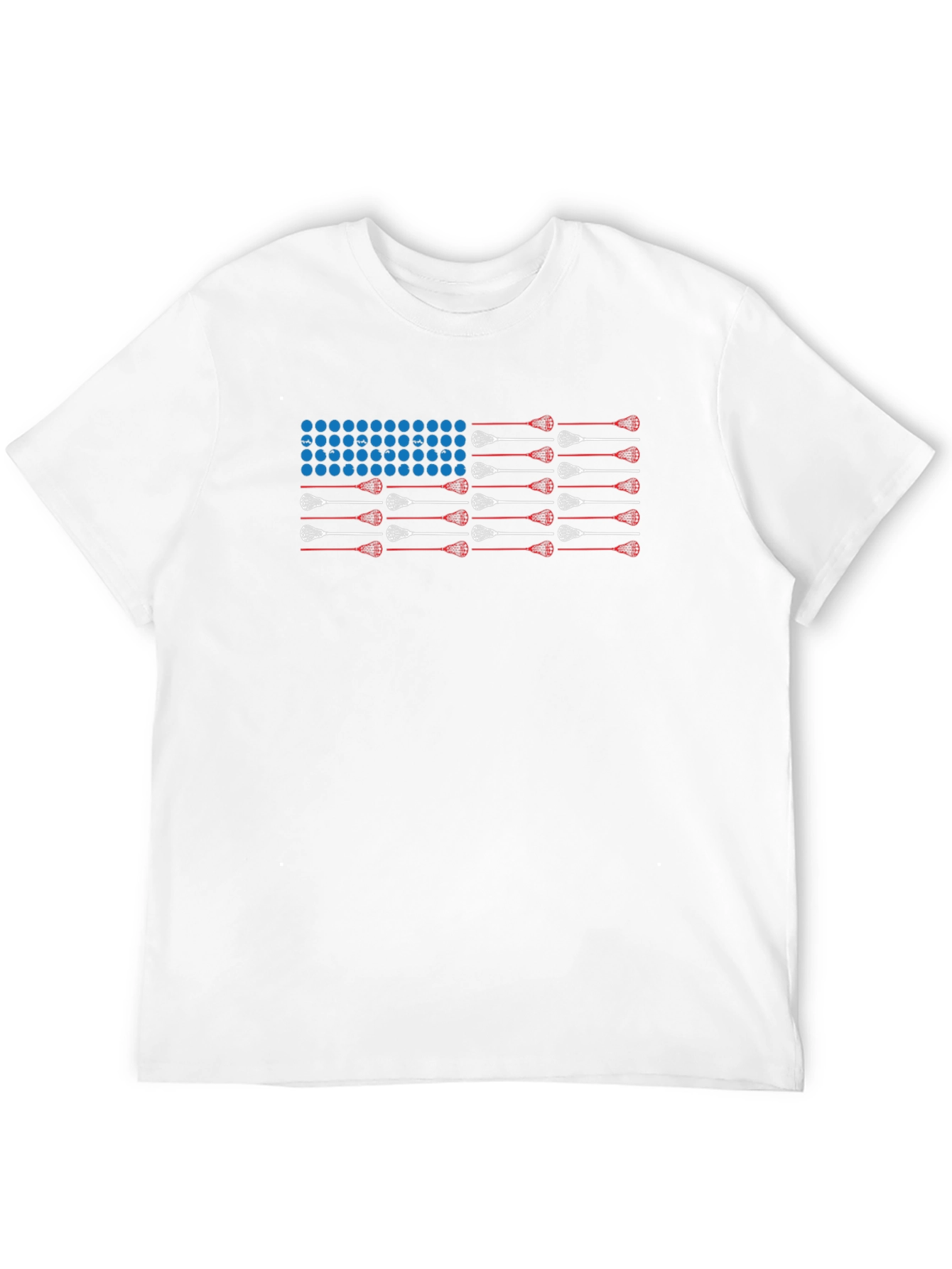 Lacrosse American Flag T-Shirt