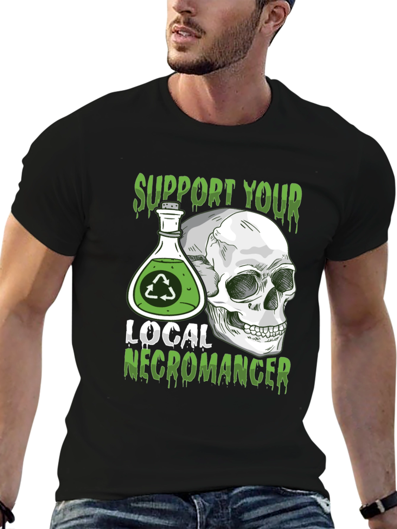 Support Your Local Necromancer T-Shirt