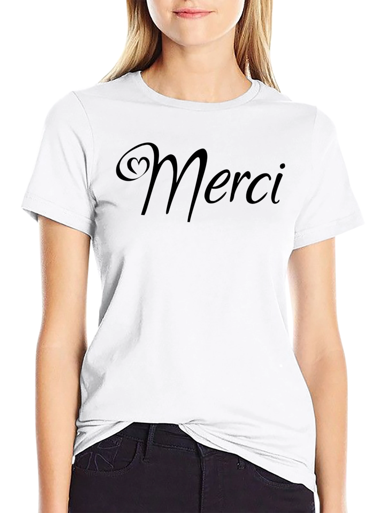 Merci Graphic T-Shirt - Stylish & Comfortable