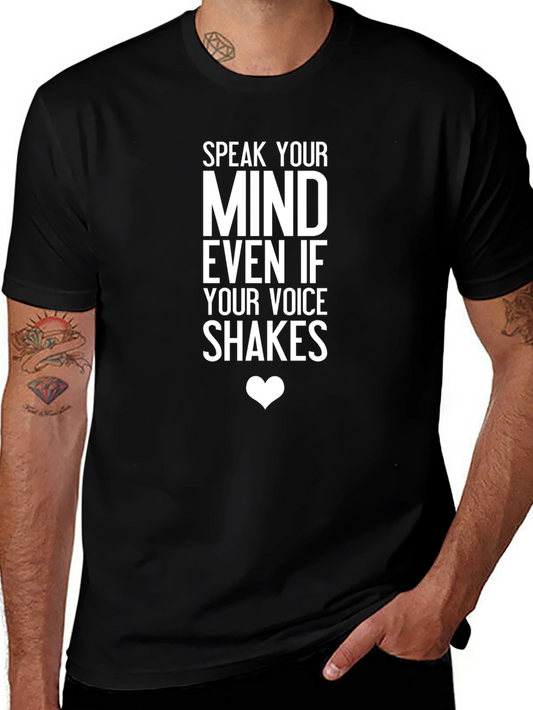 Speak Your Mind T-Shirt - Voice Shakes