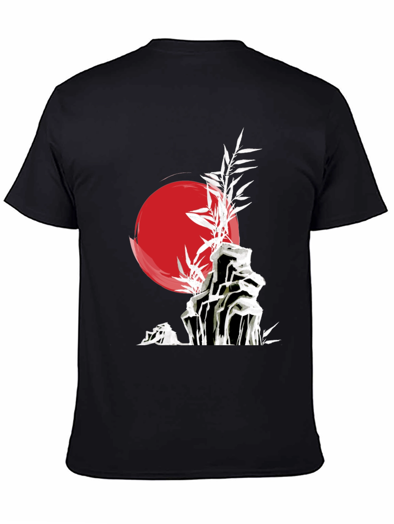 Japanese Sunset Graphic T-Shirt