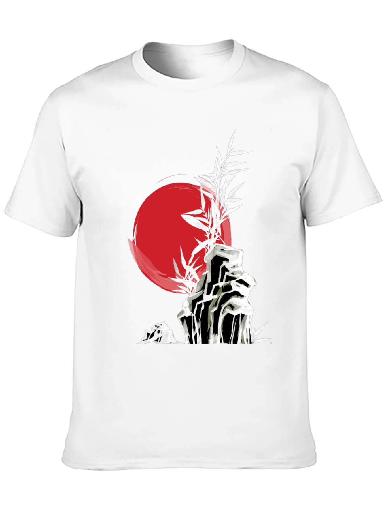 Japanese Sunset Graphic T-Shirt