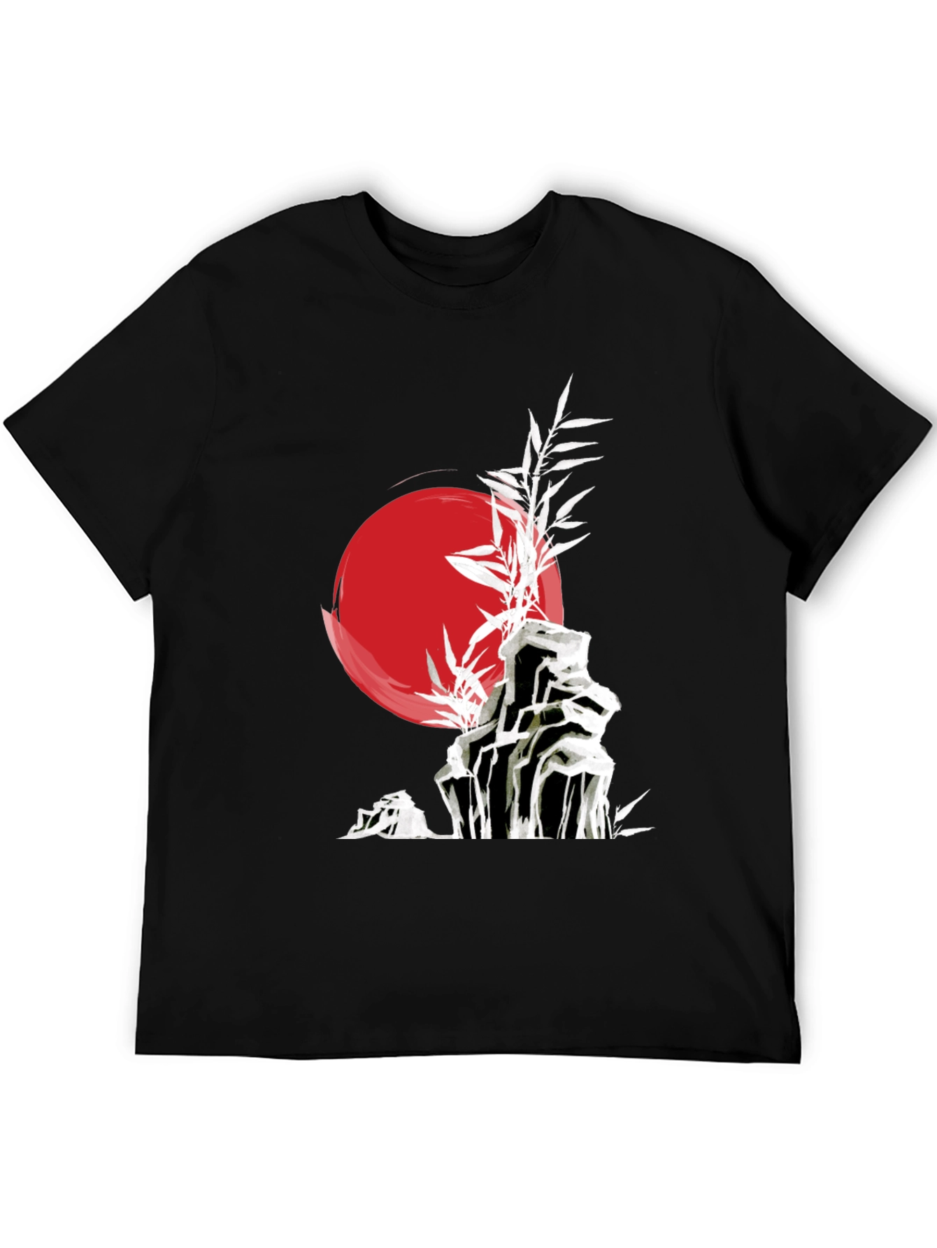 Japanese Sunset Graphic T-Shirt