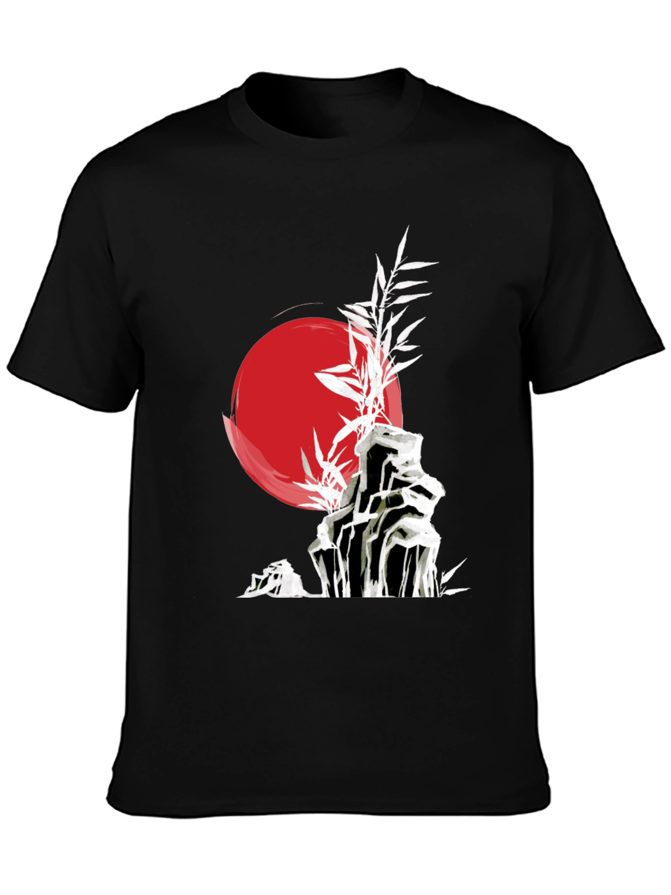 Japanese Sunset Graphic T-Shirt