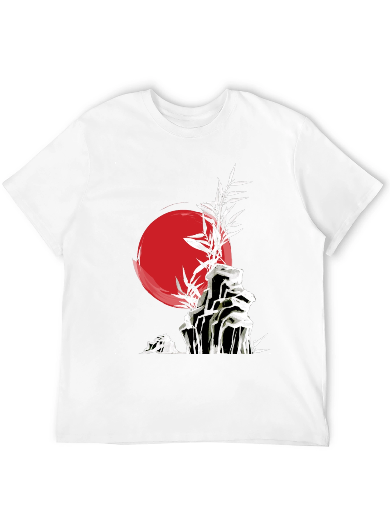 Japanese Sunset Graphic T-Shirt