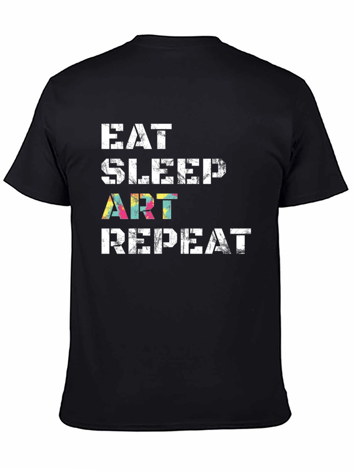 Eat Sleep Art Repeat Graphic Tee