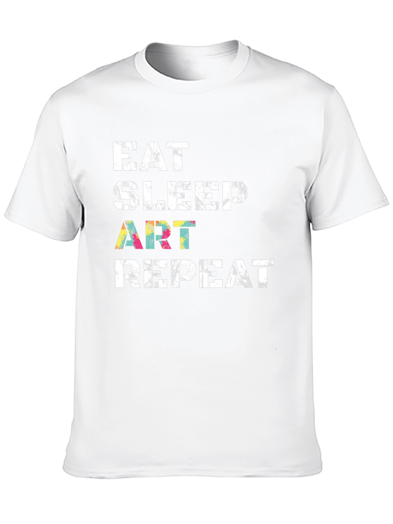 Eat Sleep Art Repeat Graphic Tee