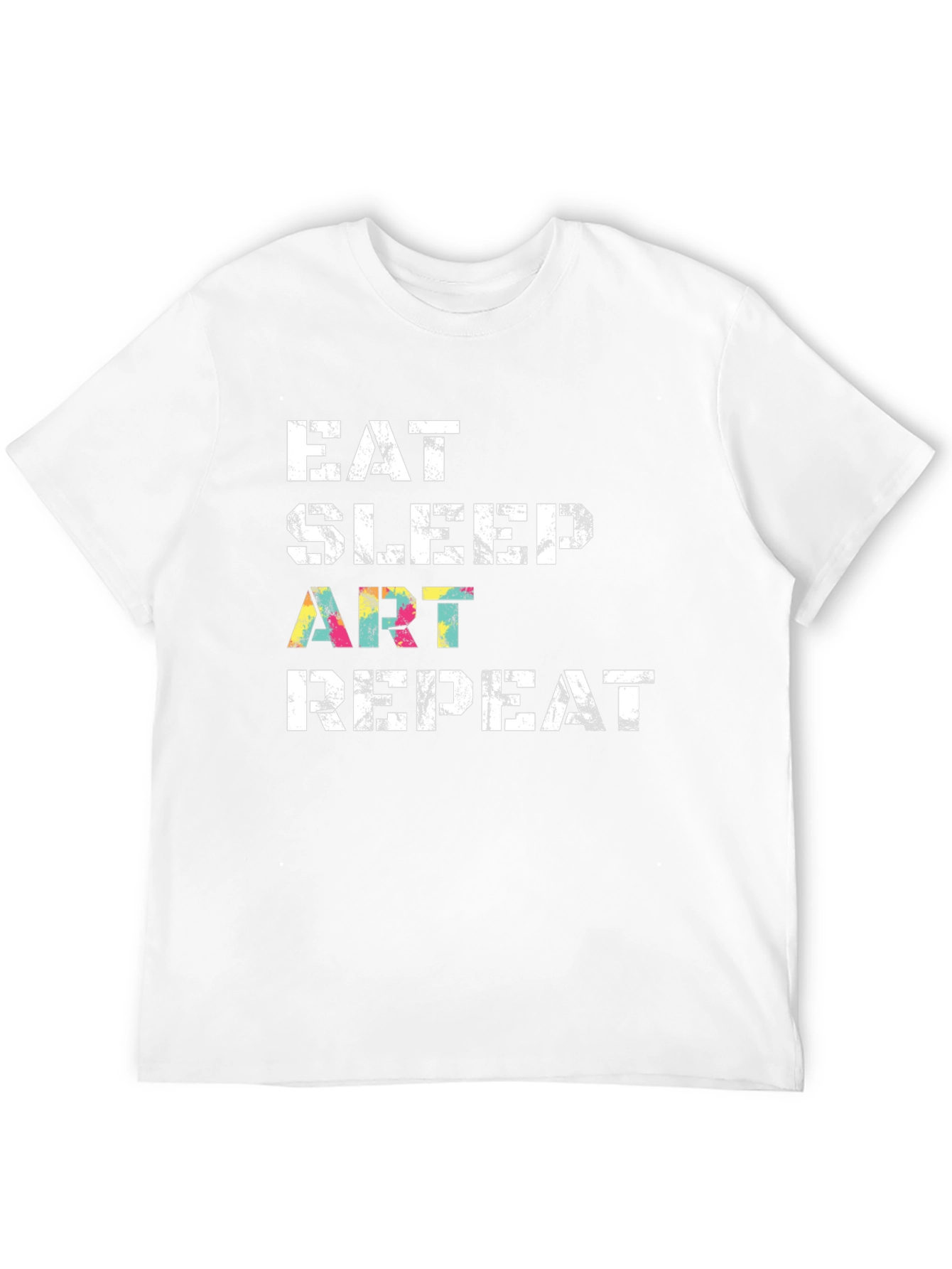 Eat Sleep Art Repeat Graphic Tee