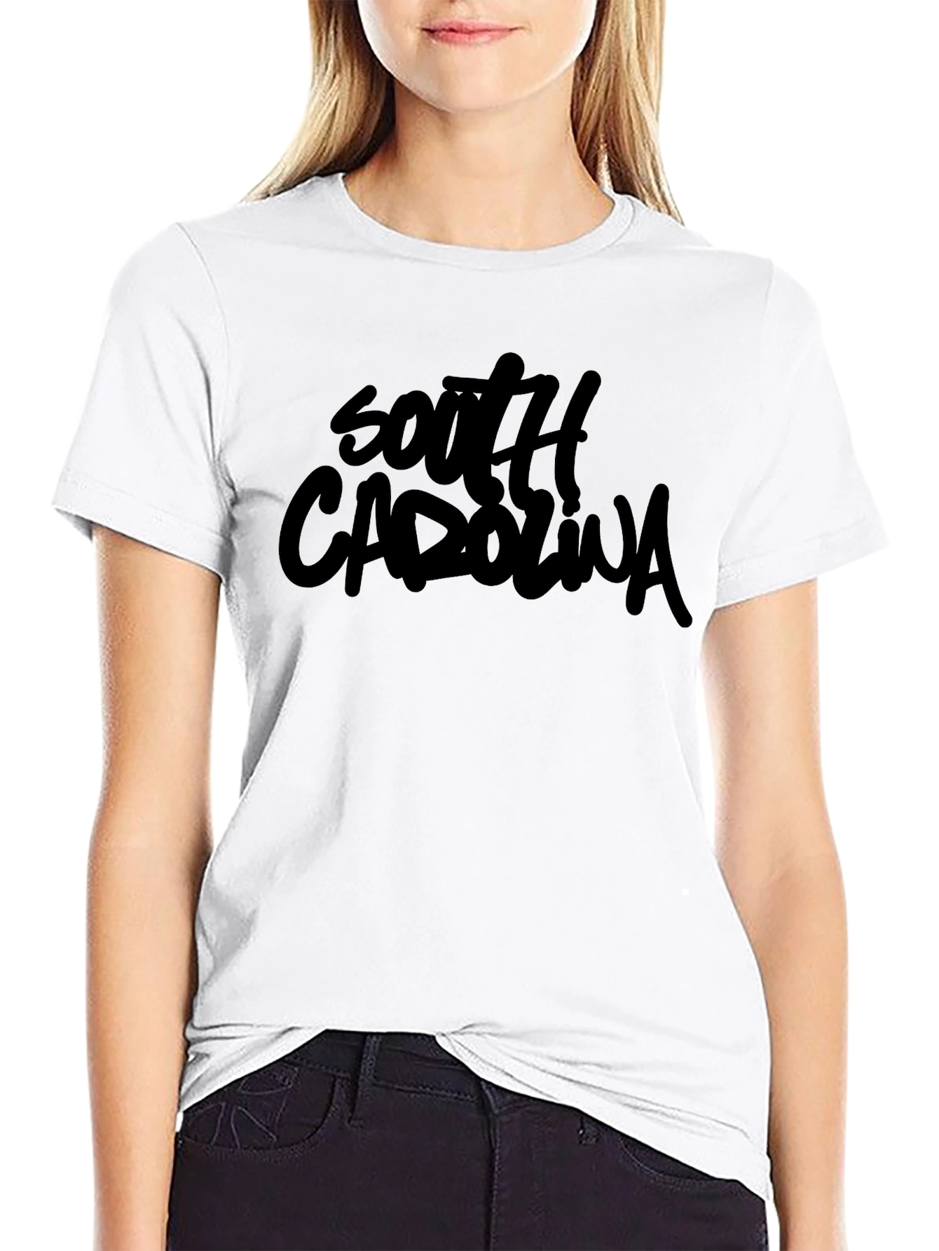 South Carolina T-Shirt - Black Graphic Tee