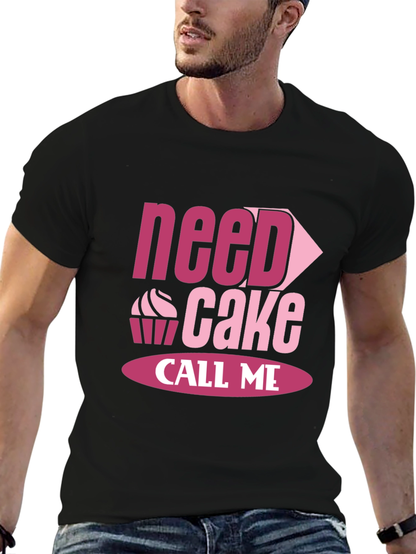 Need Cake Call Me T-Shirt Funny Baking Tee