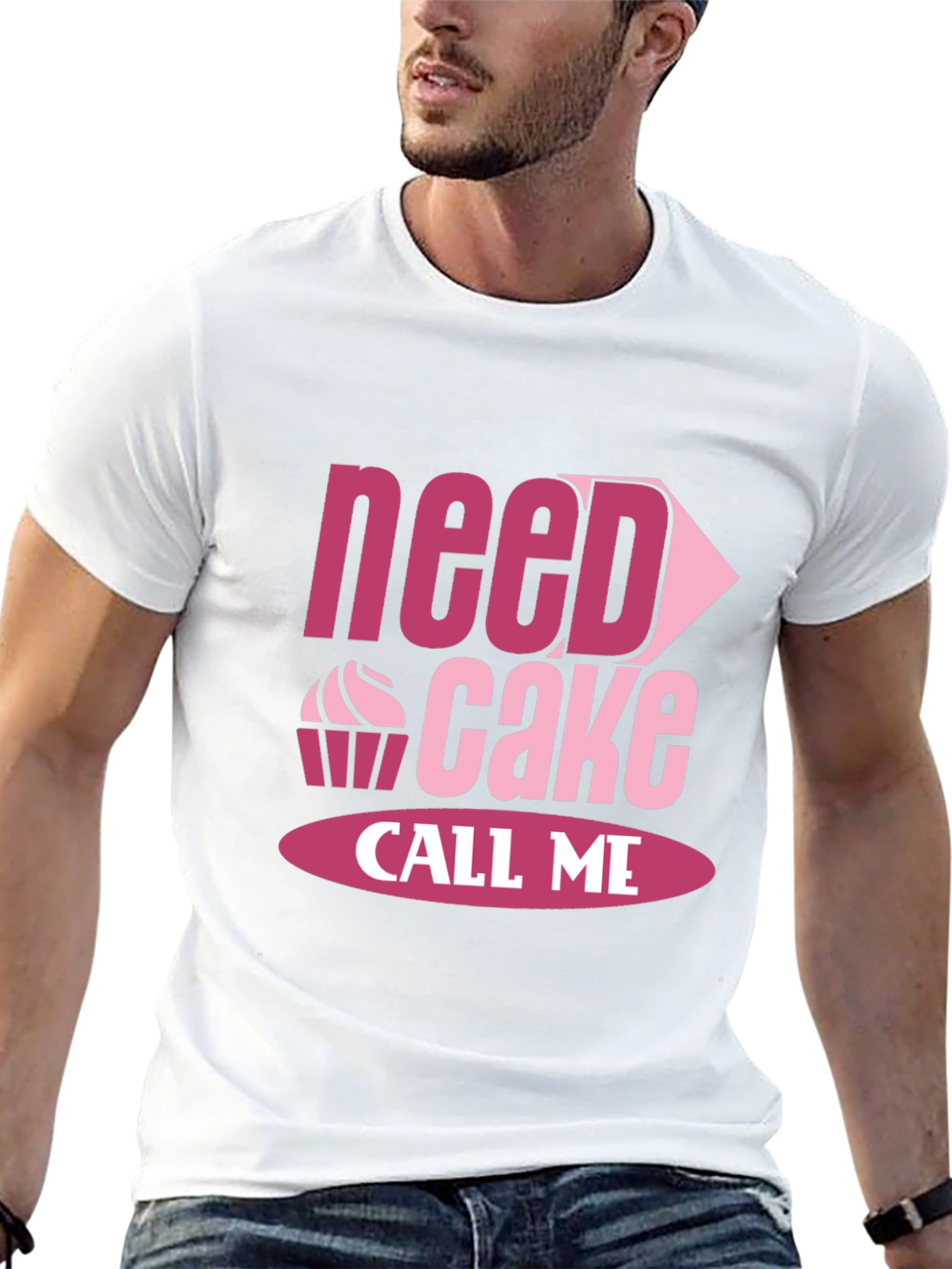 Need Cake Call Me T-Shirt Funny Baking Tee