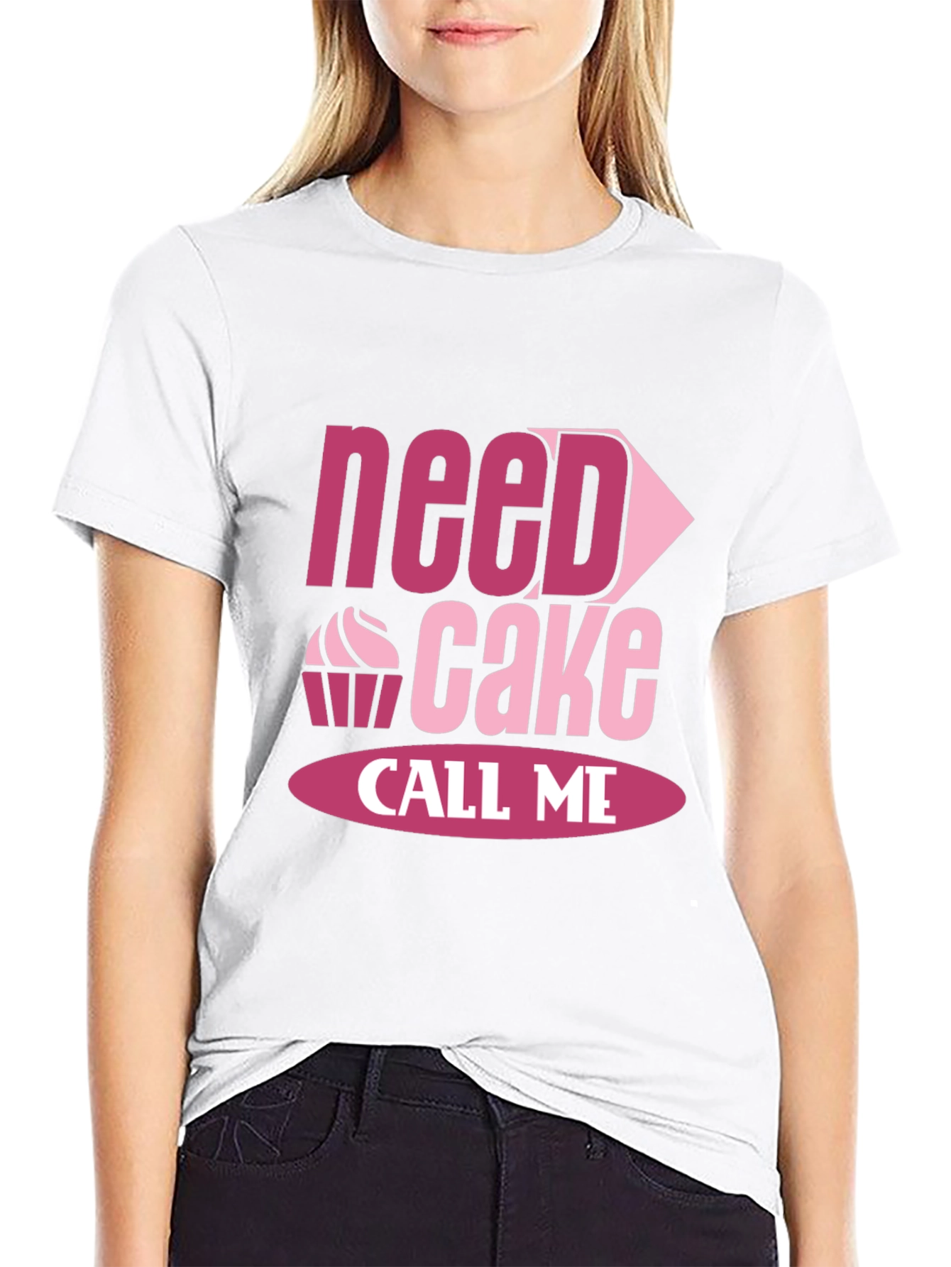 Need Cake Call Me T-Shirt Funny Baking Tee
