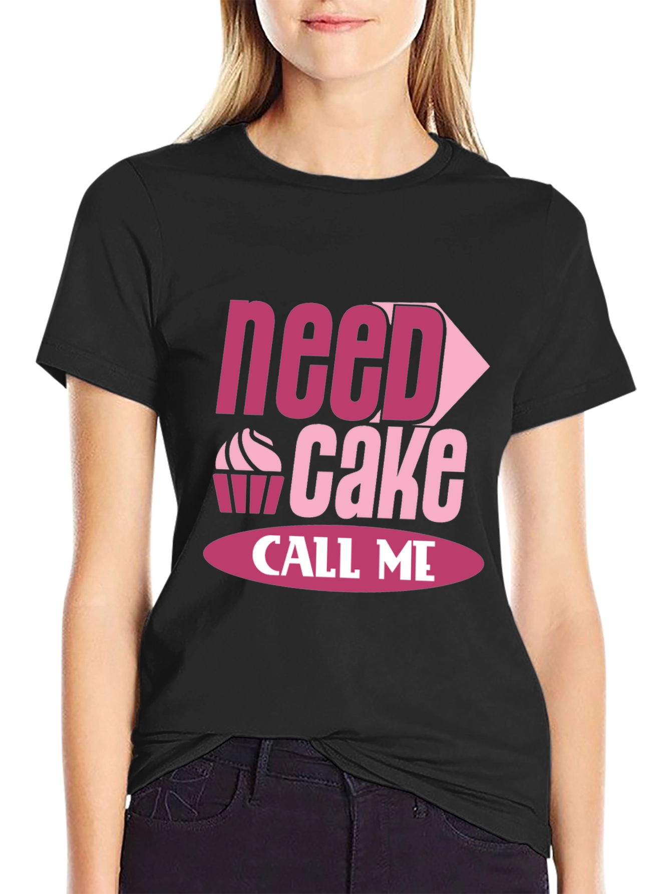 Need Cake Call Me T-Shirt Funny Baking Tee