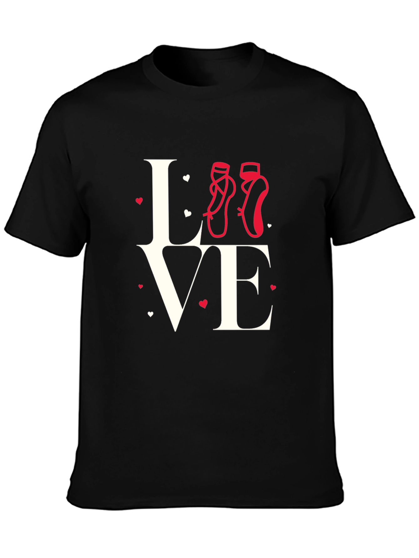 Love Ballet T-Shirt - Black Graphic Tee