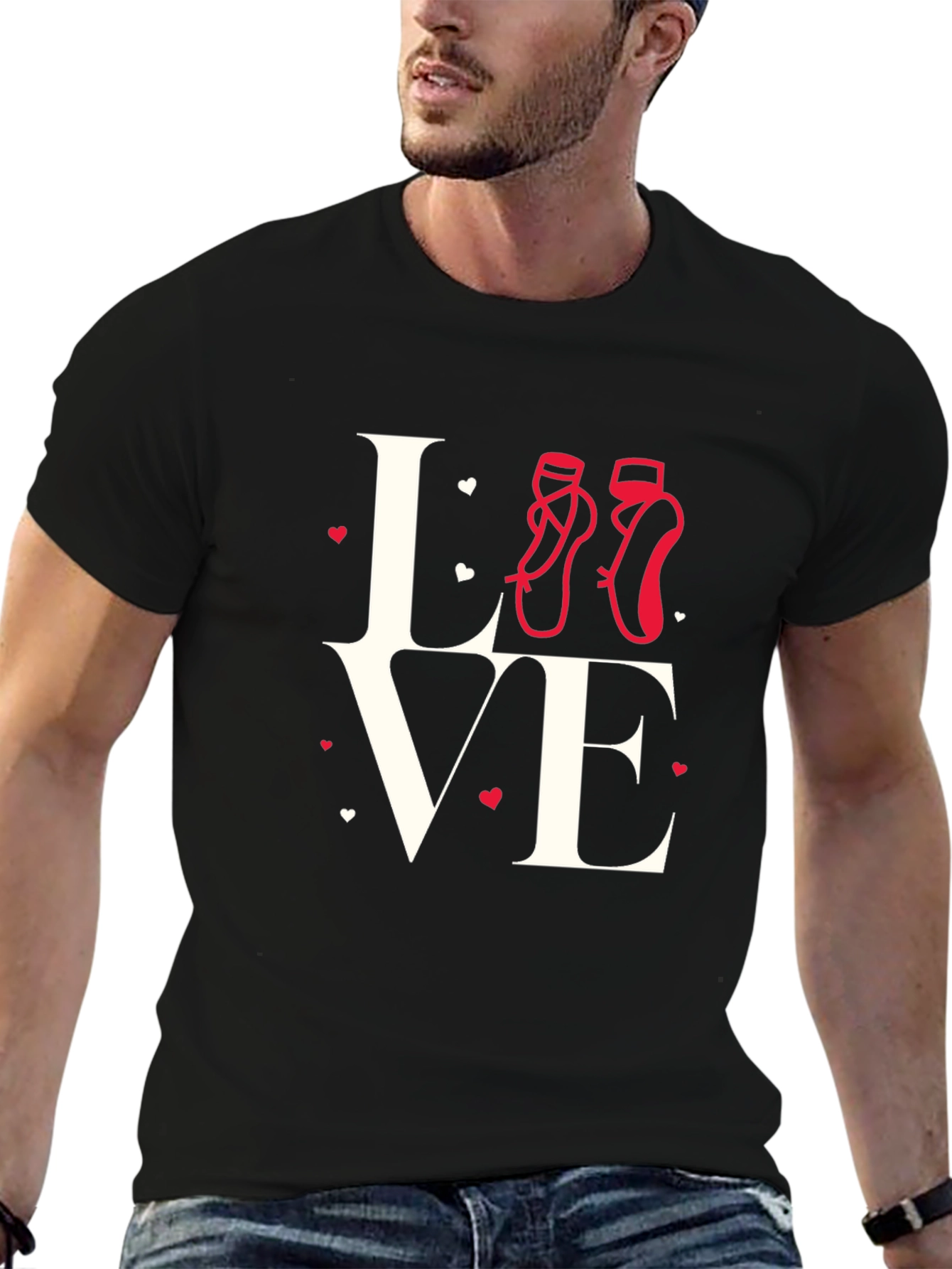 Love Ballet T-Shirt - Black Graphic Tee