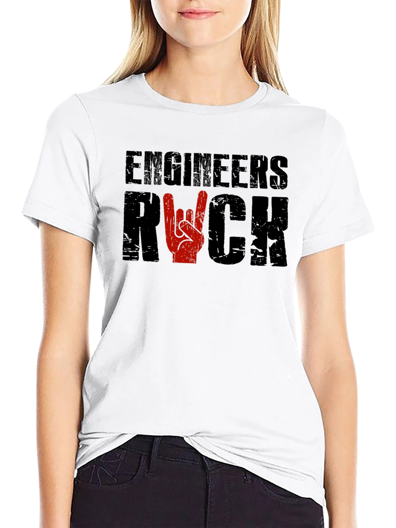 Engineers Rock T-Shirt - Black