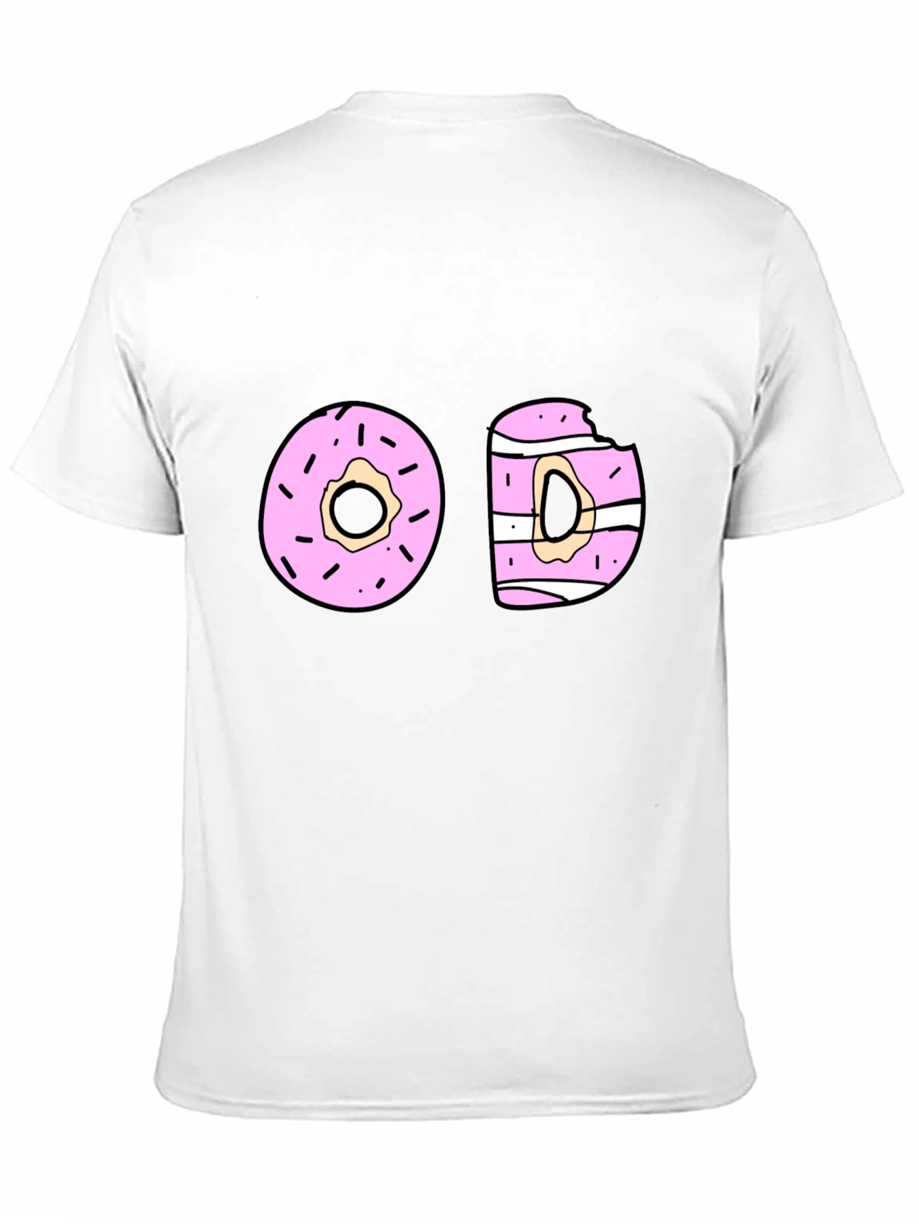 Donut Graphic Black T-Shirt