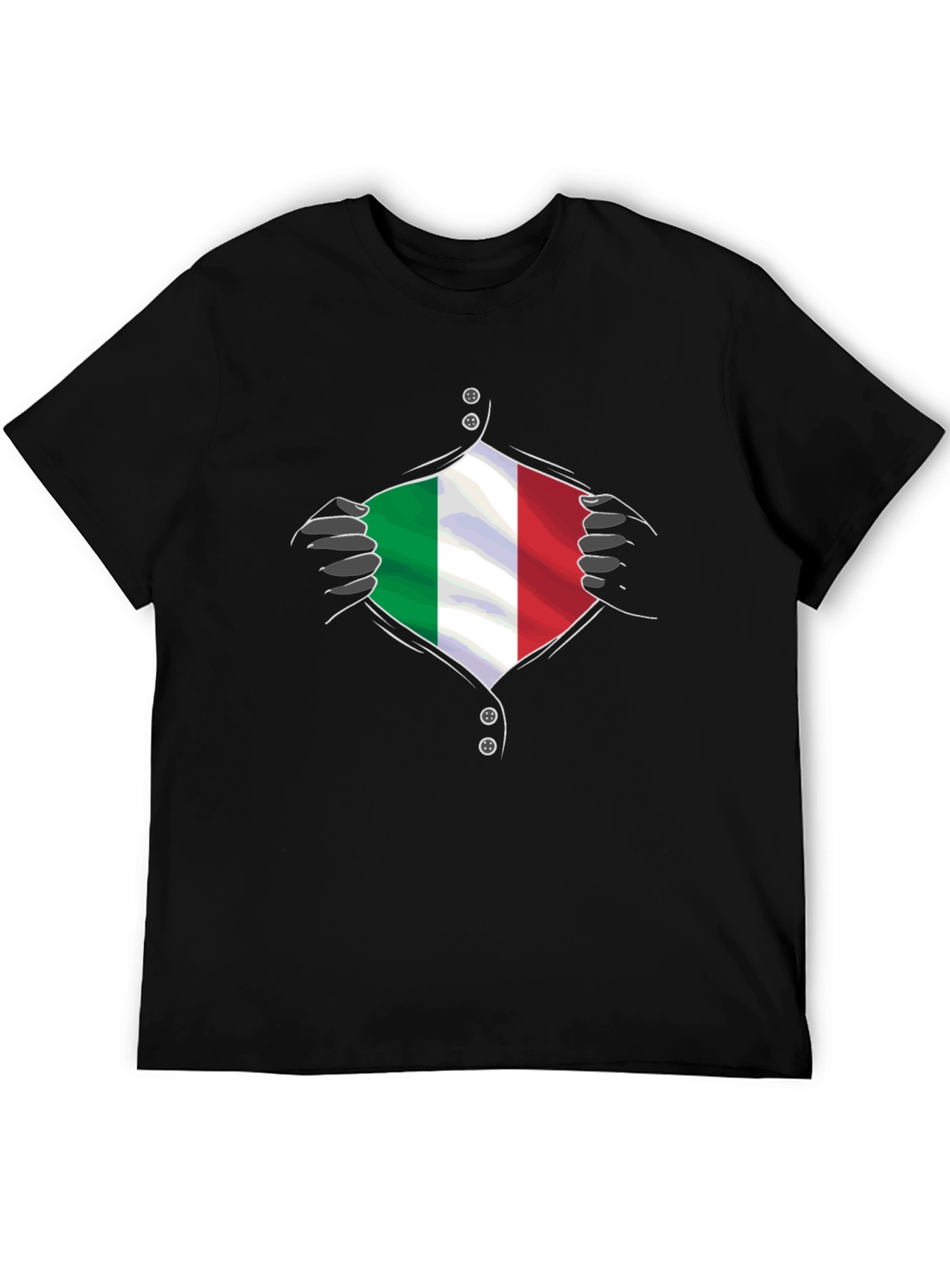 Italy Flag Super Hero T-Shirt