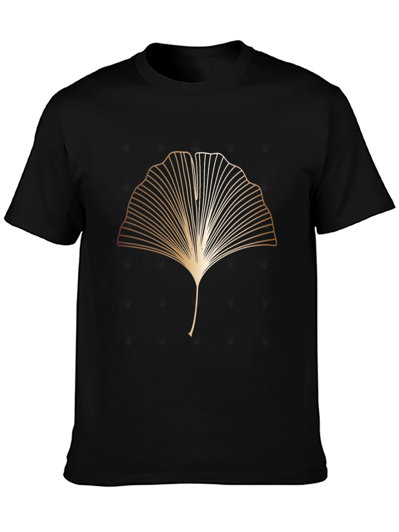 Elegant Ginkgo Leaf Graphic Tee - Modern Style