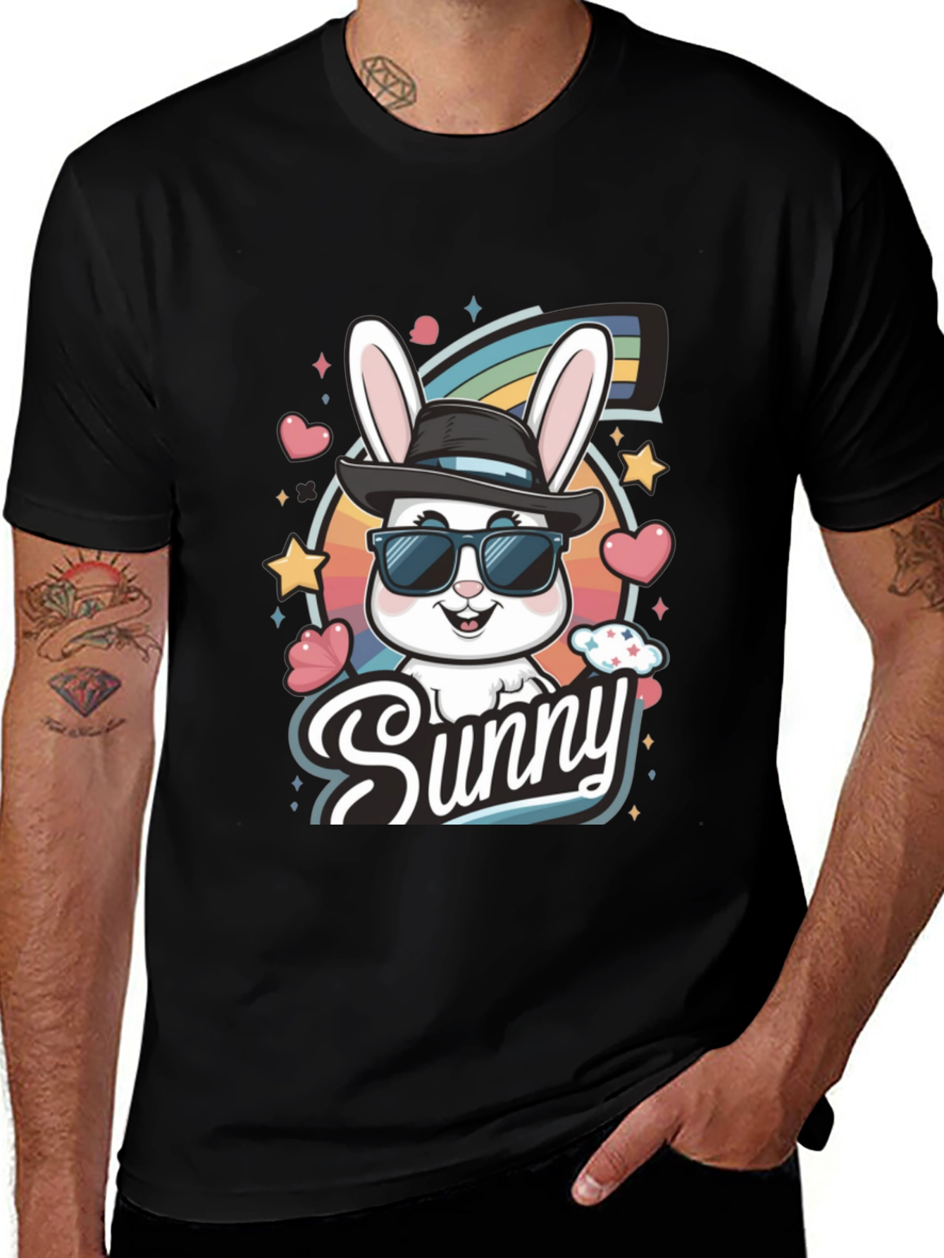 Sunny Bunny Graphic T-Shirt