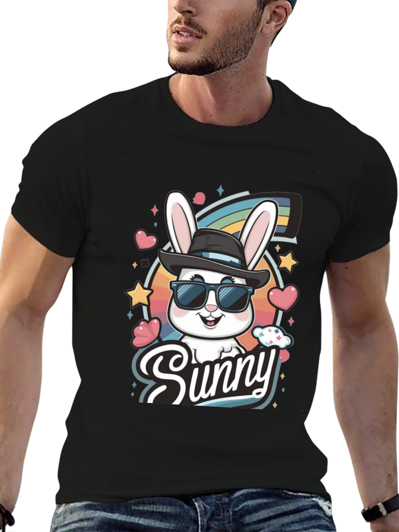 Sunny Bunny Graphic T-Shirt