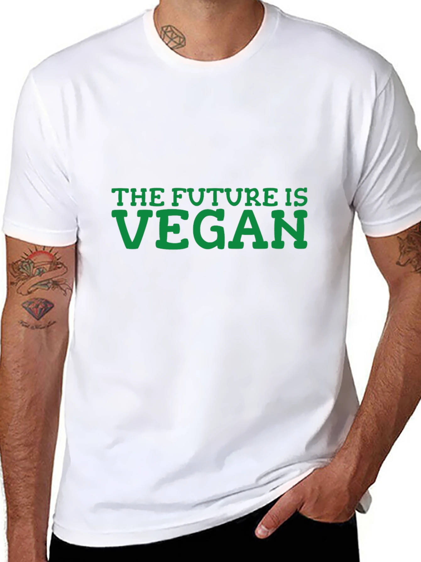 Vegan Future T-Shirt - Unisex Black Tee