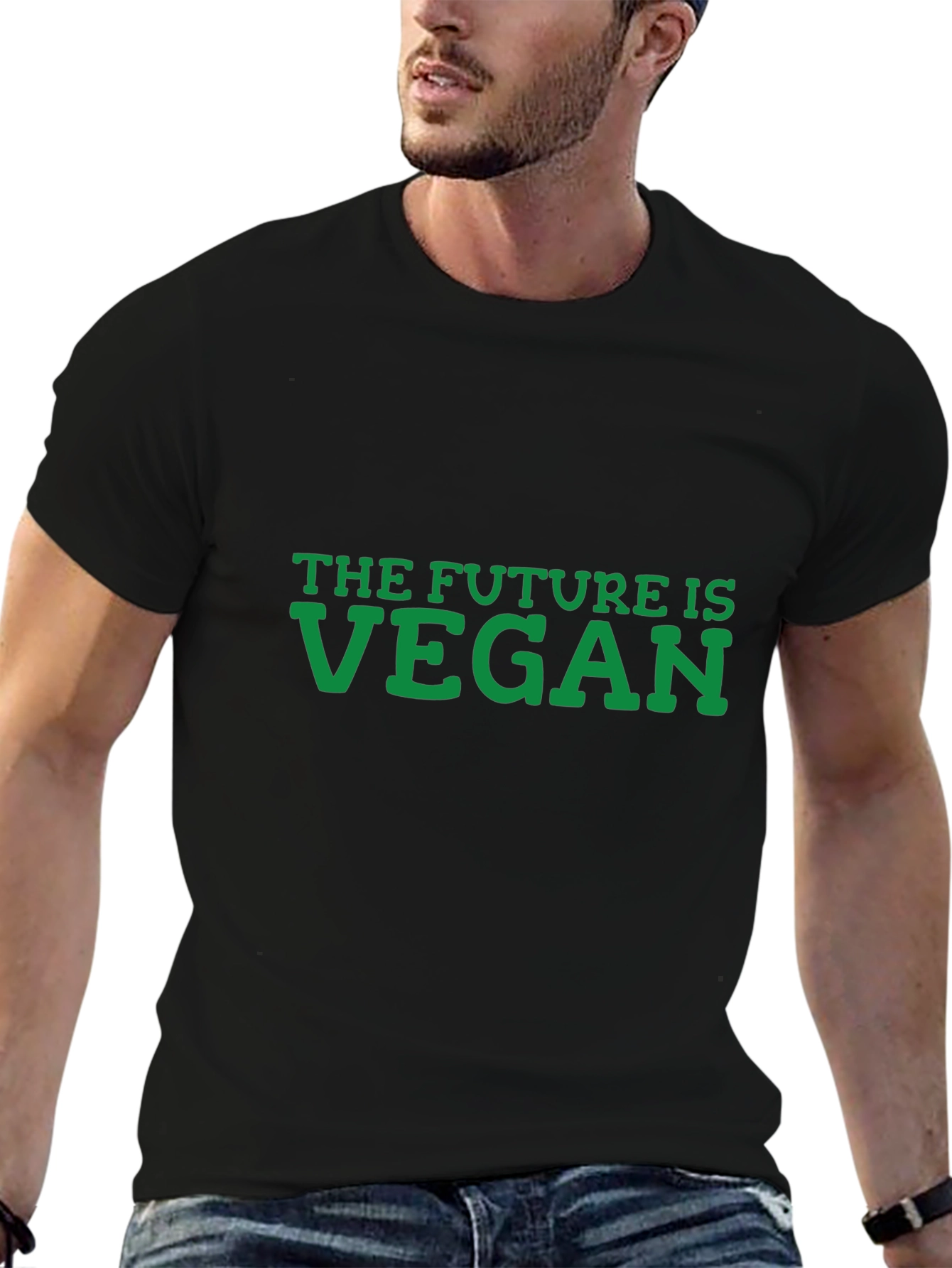Vegan Future T-Shirt - Unisex Black Tee
