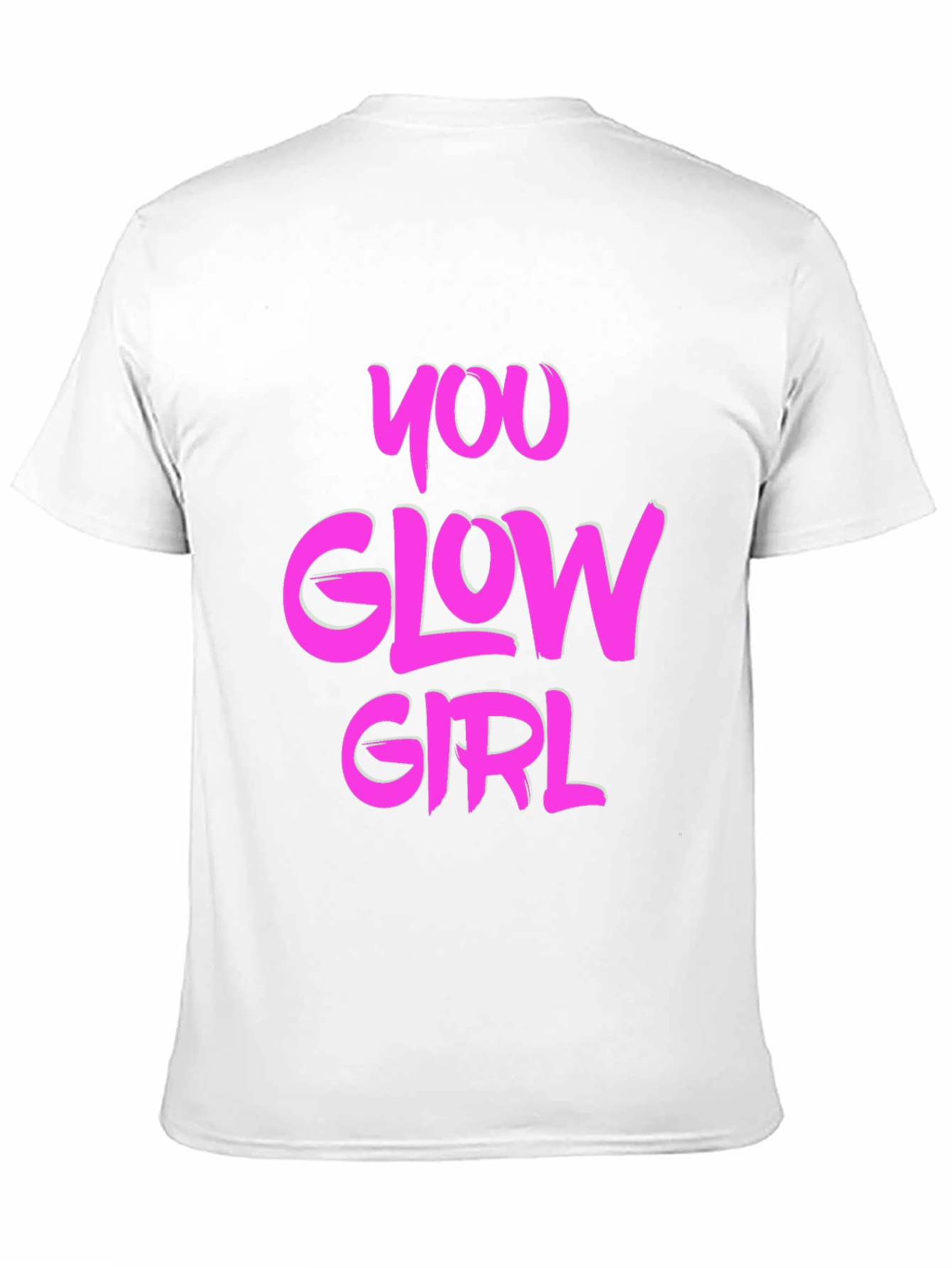 You Glow Girl Black Graphic Tee
