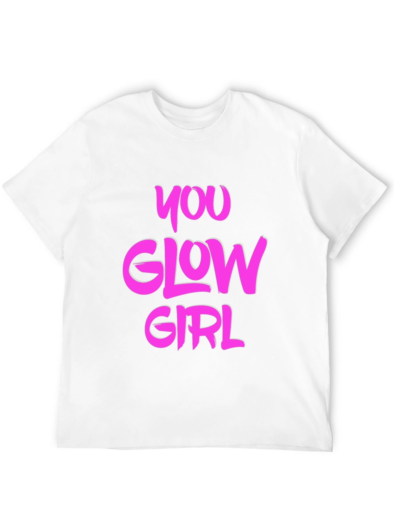 You Glow Girl Black Graphic Tee
