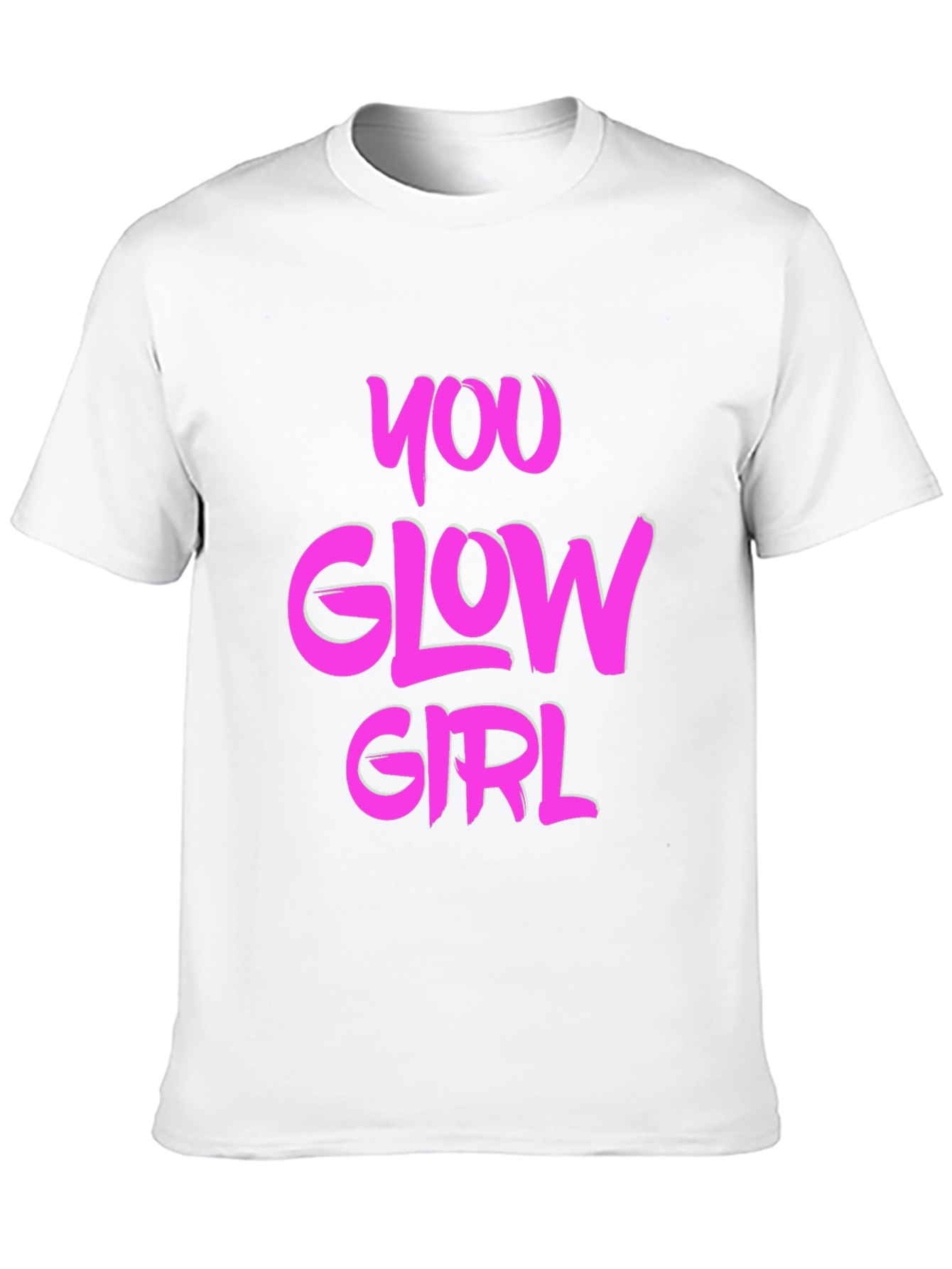 You Glow Girl Black Graphic Tee