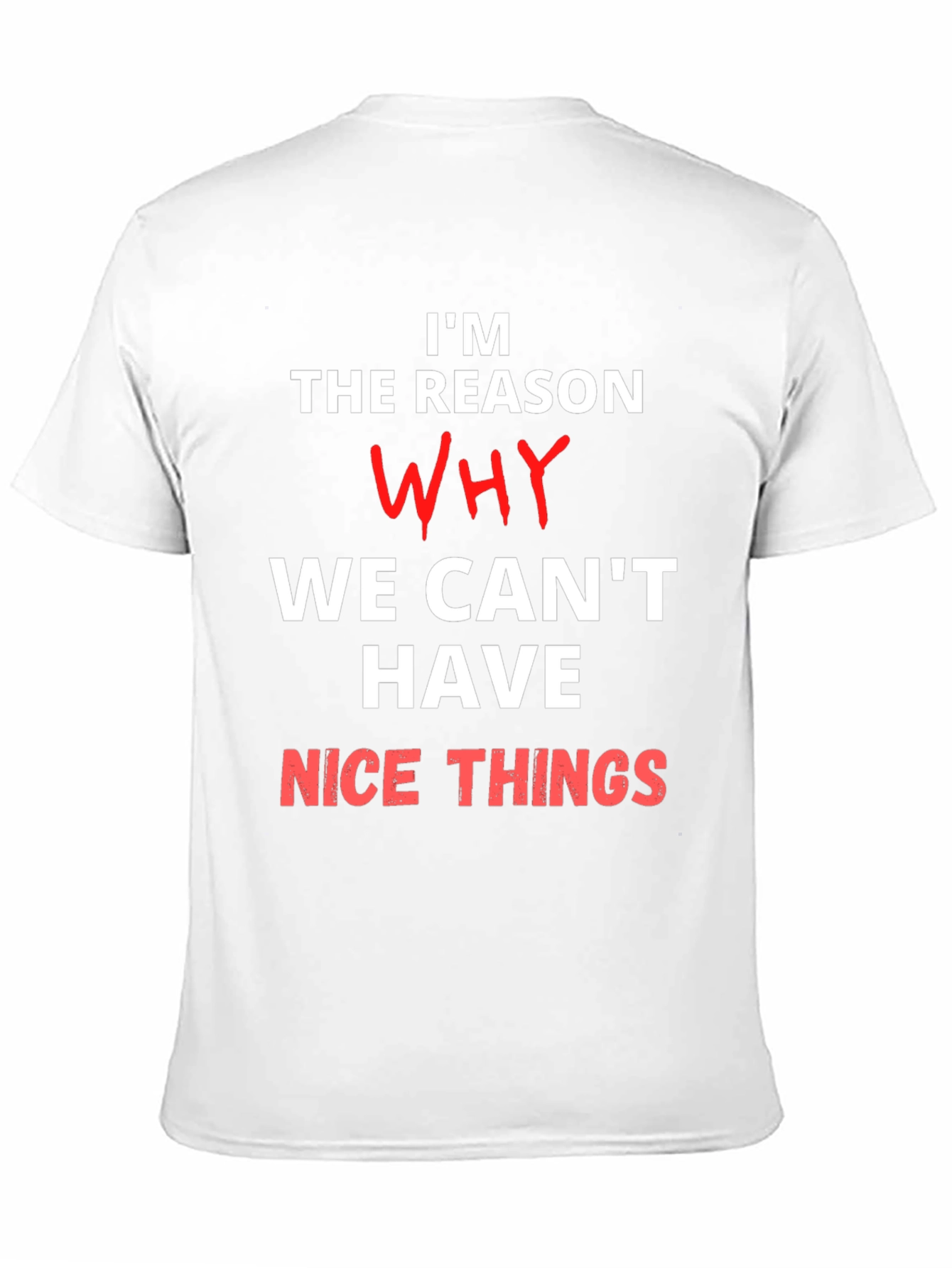 Im The Reason Why Funny Sarcastic T-Shirt