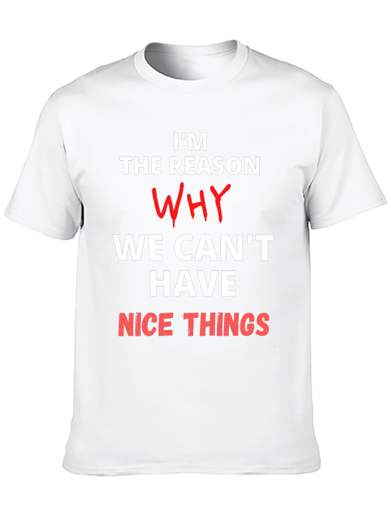 Im The Reason Why Funny Sarcastic T-Shirt