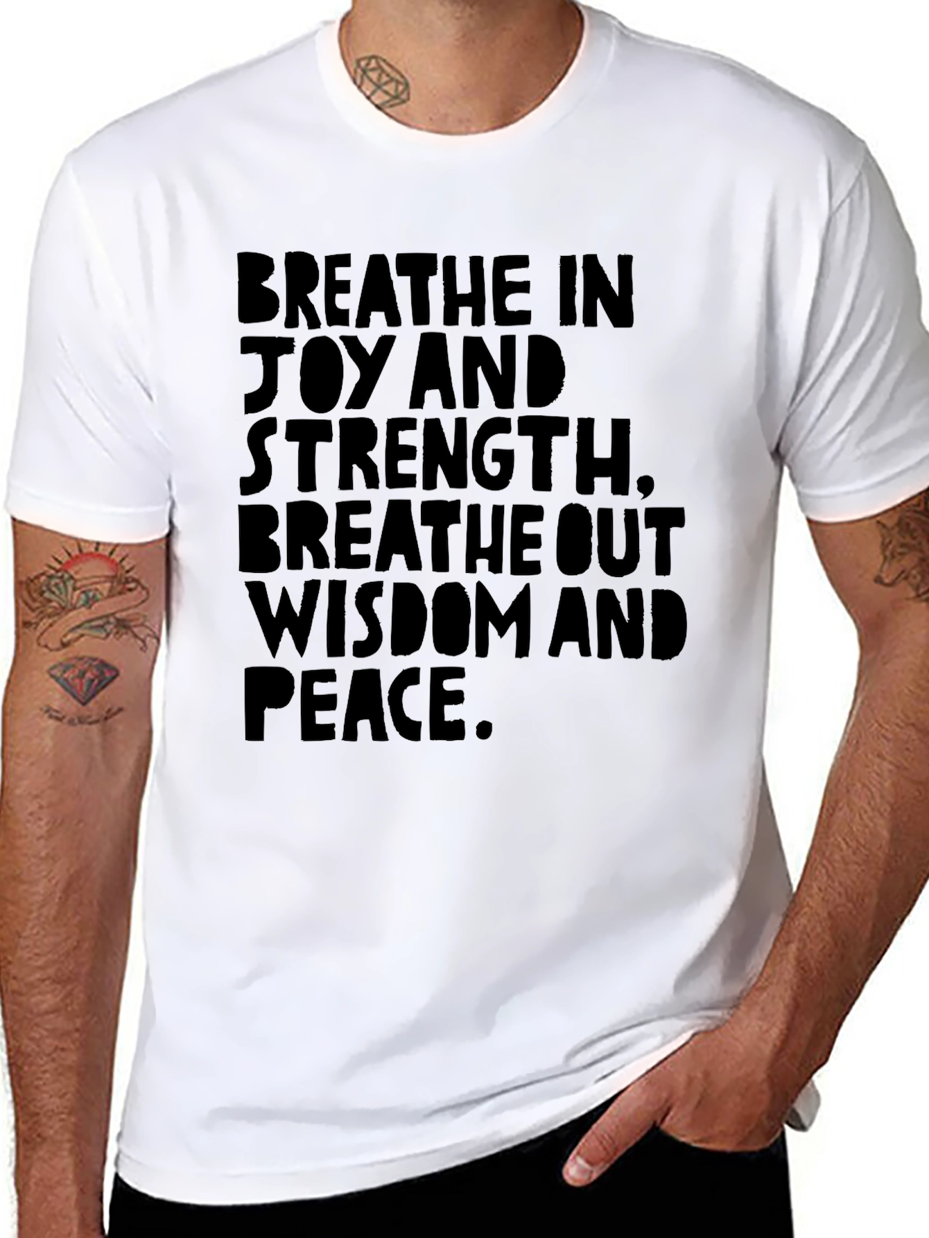 Breathe In Joy Breathe Out Peace T-Shirt
