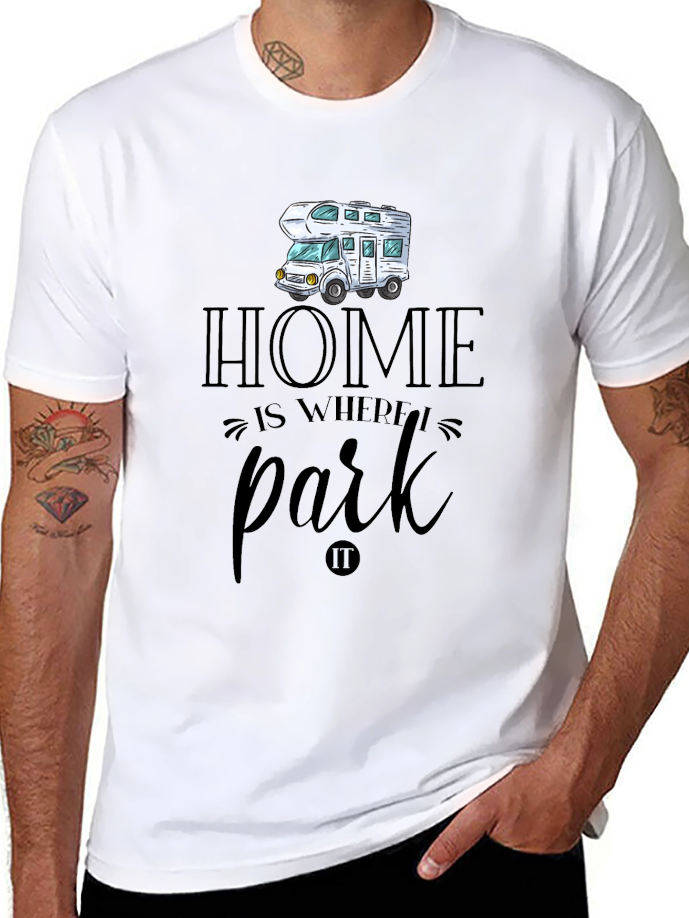 Home is Where We Park RV T-Shirt