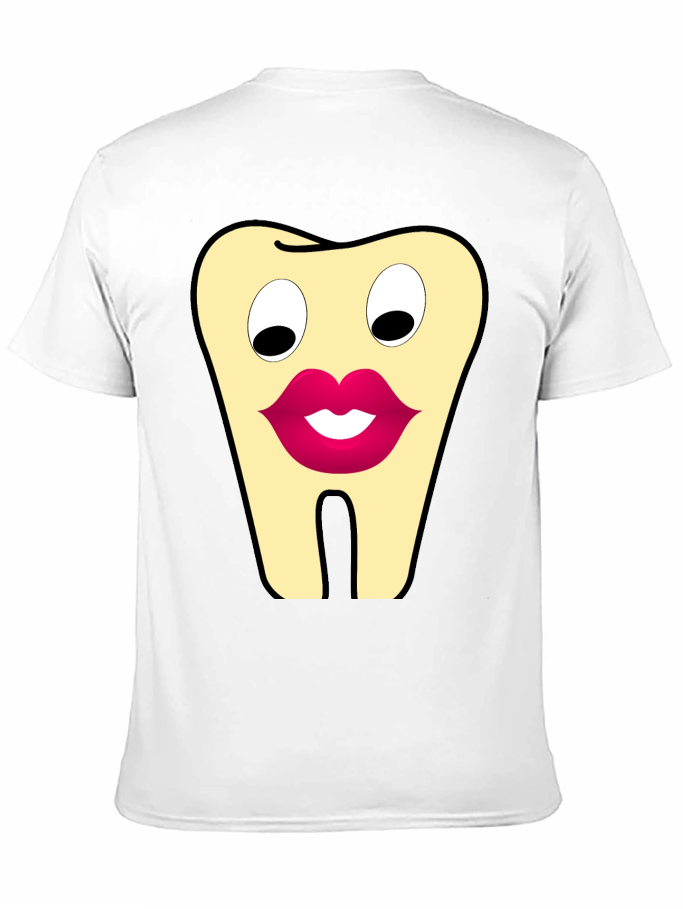 Funny Tooth Cartoon Graphic T-Shirt